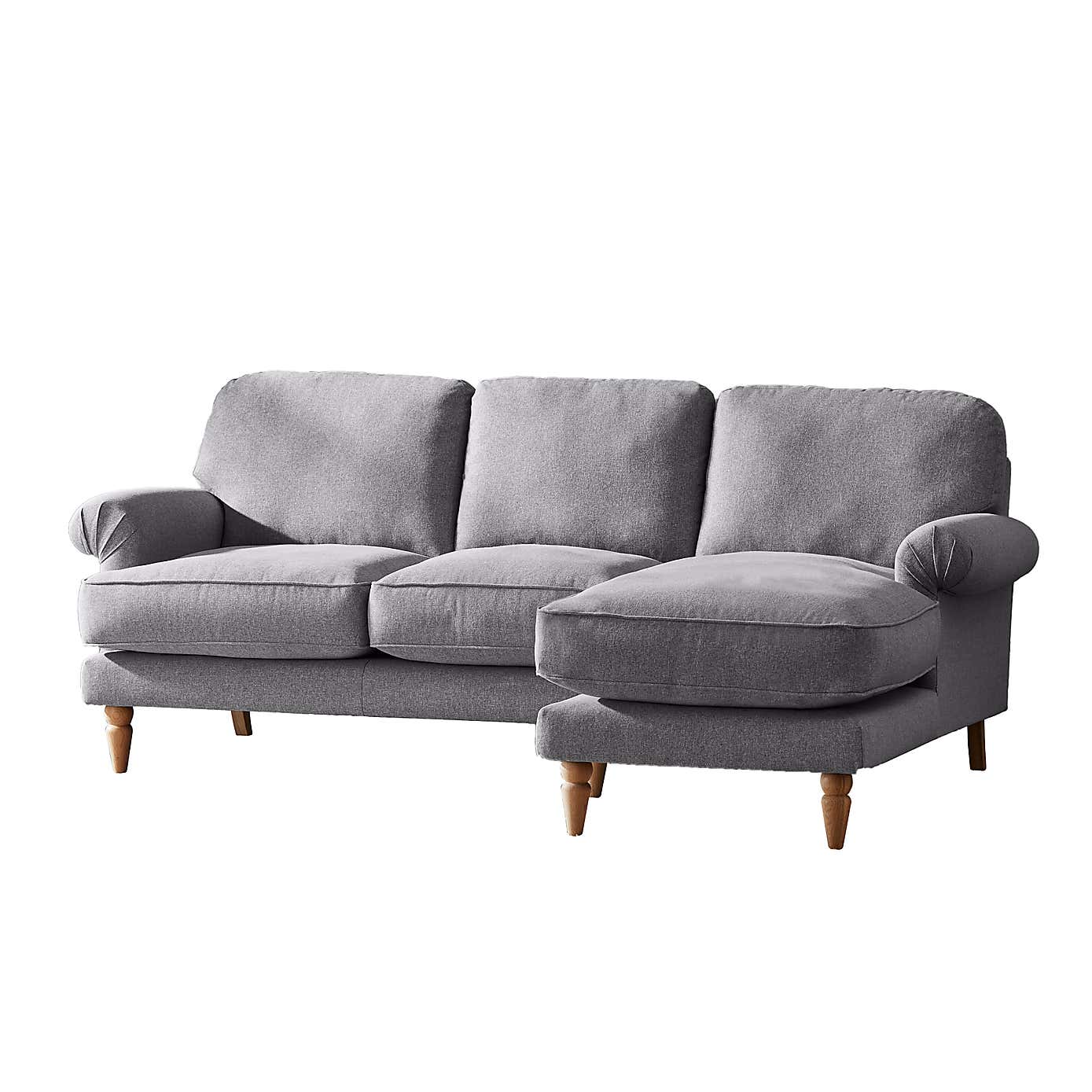 Jolene Soft Texture Corner Chaise Sofa