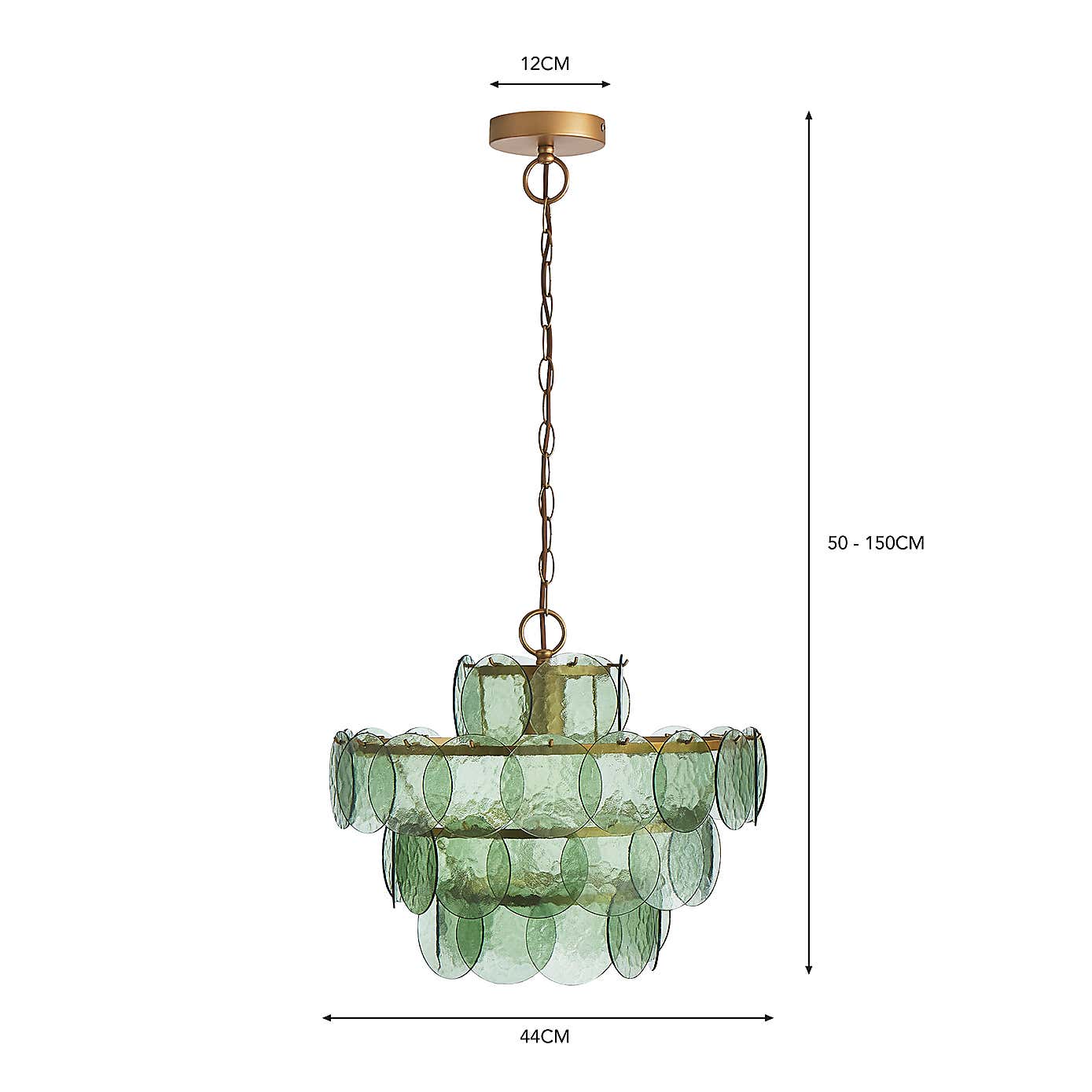 Alohi Disc Ceiling Fitting