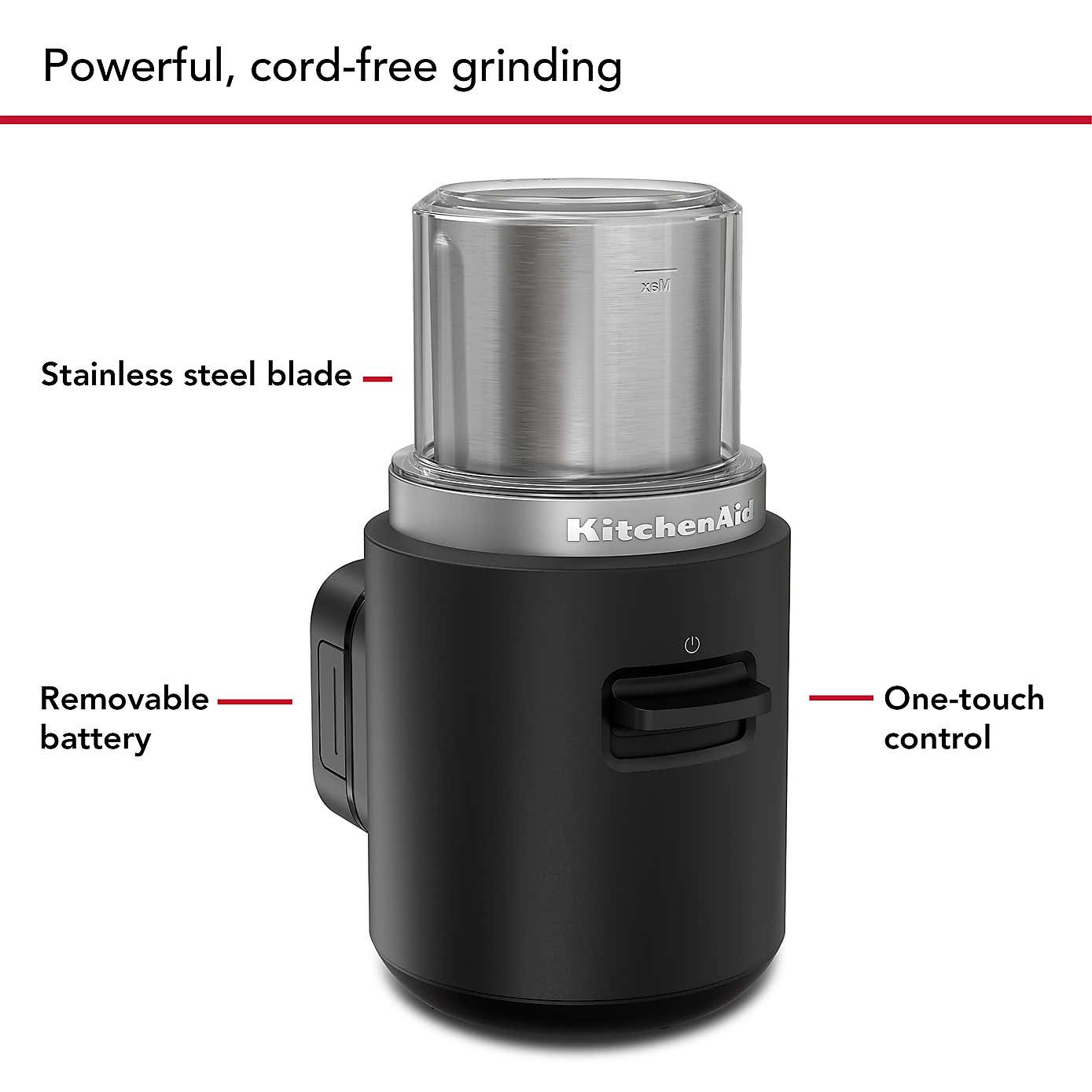 KitchenAid Go Cordless Coffee Grinder