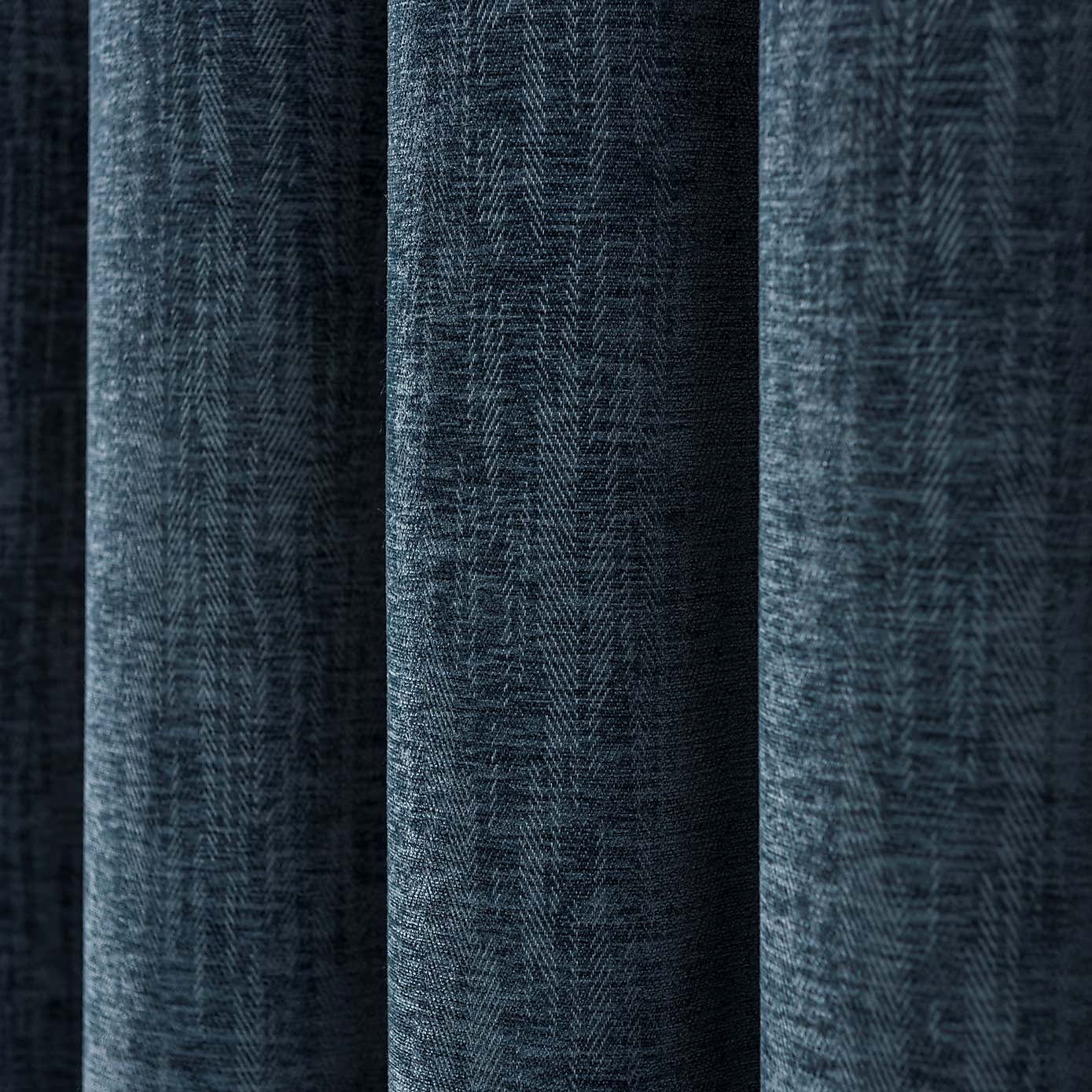 Chenille Ultra Blackout Eyelet Curtains