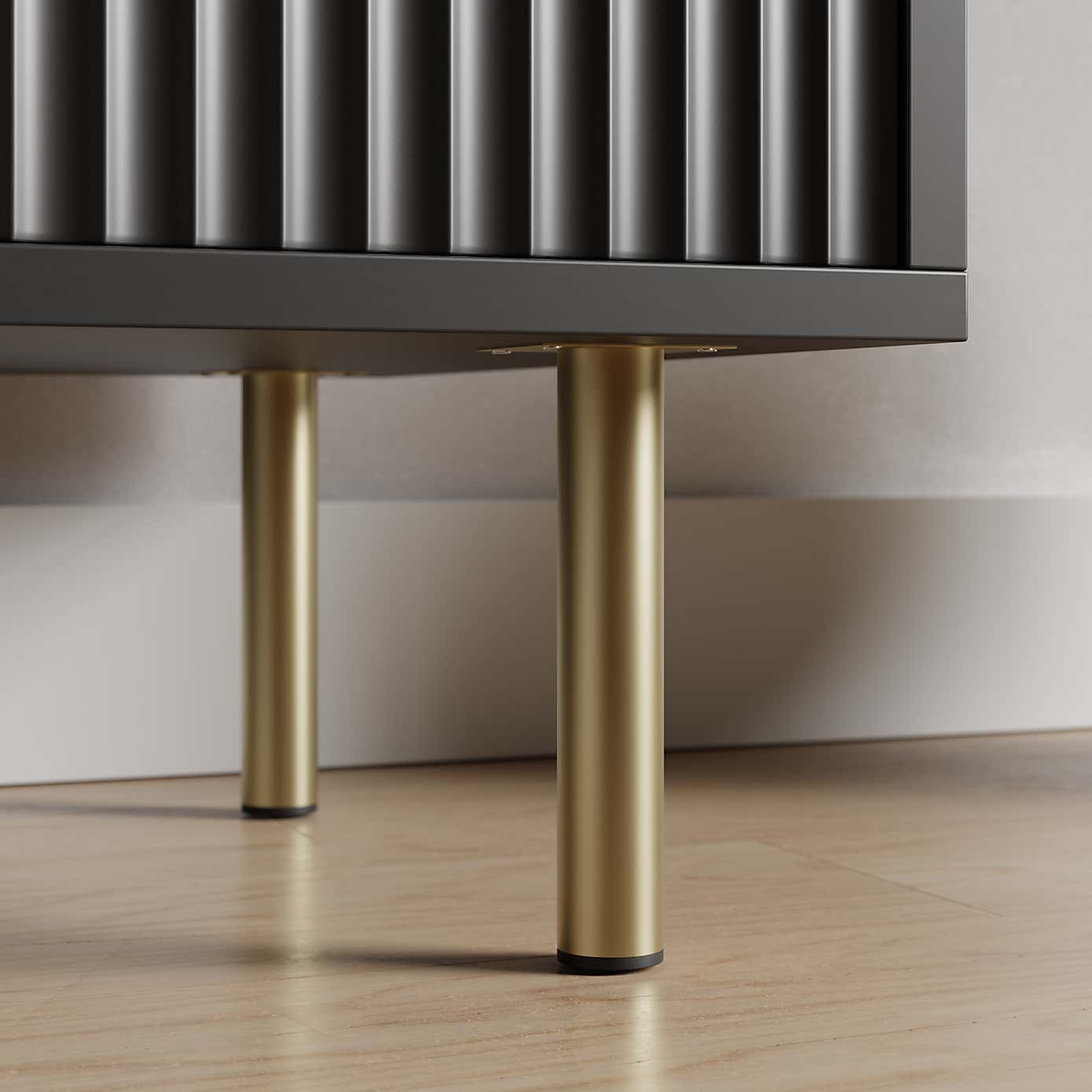 Georgi Vinyl Cabinet Black