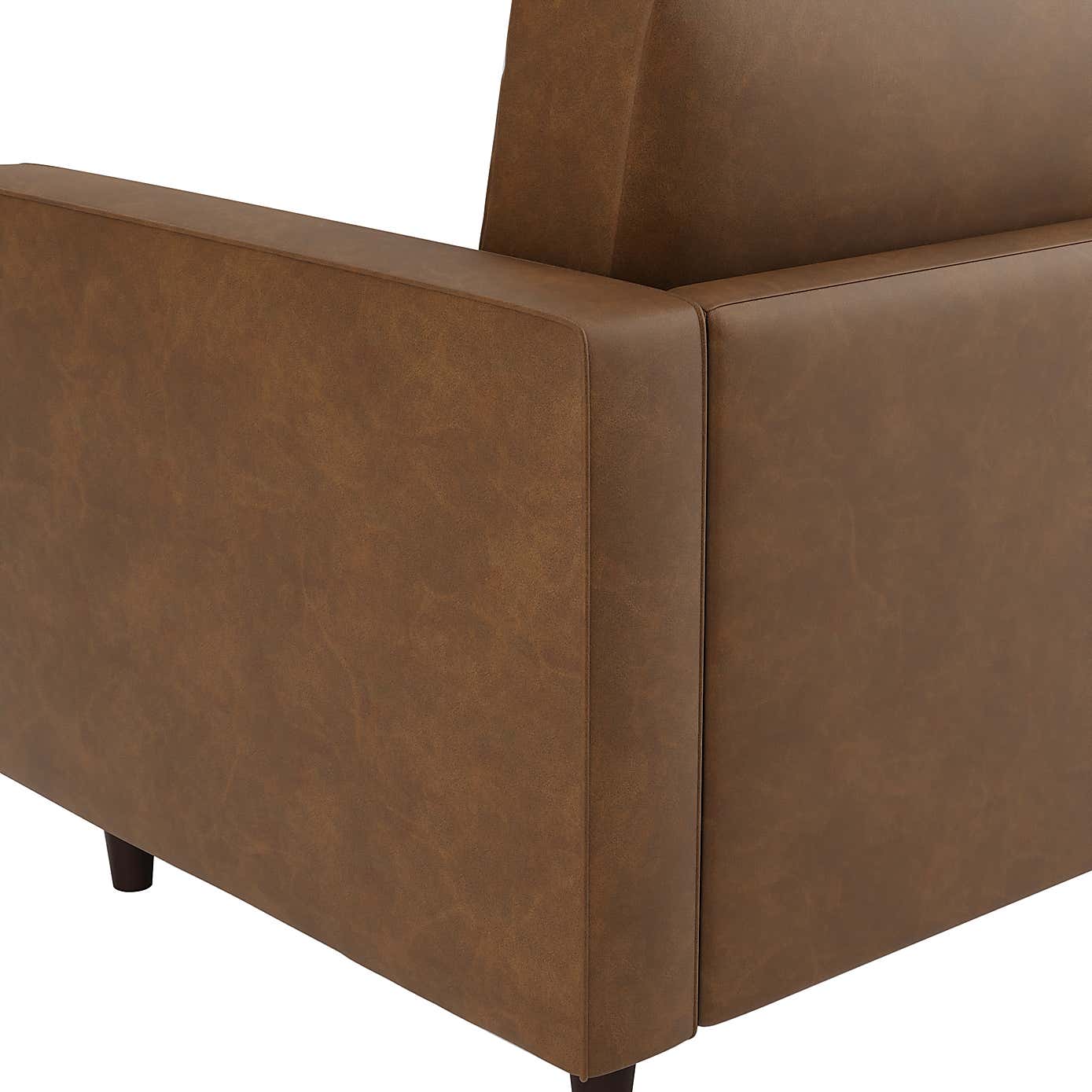 Zoe Faux Leather Armchair