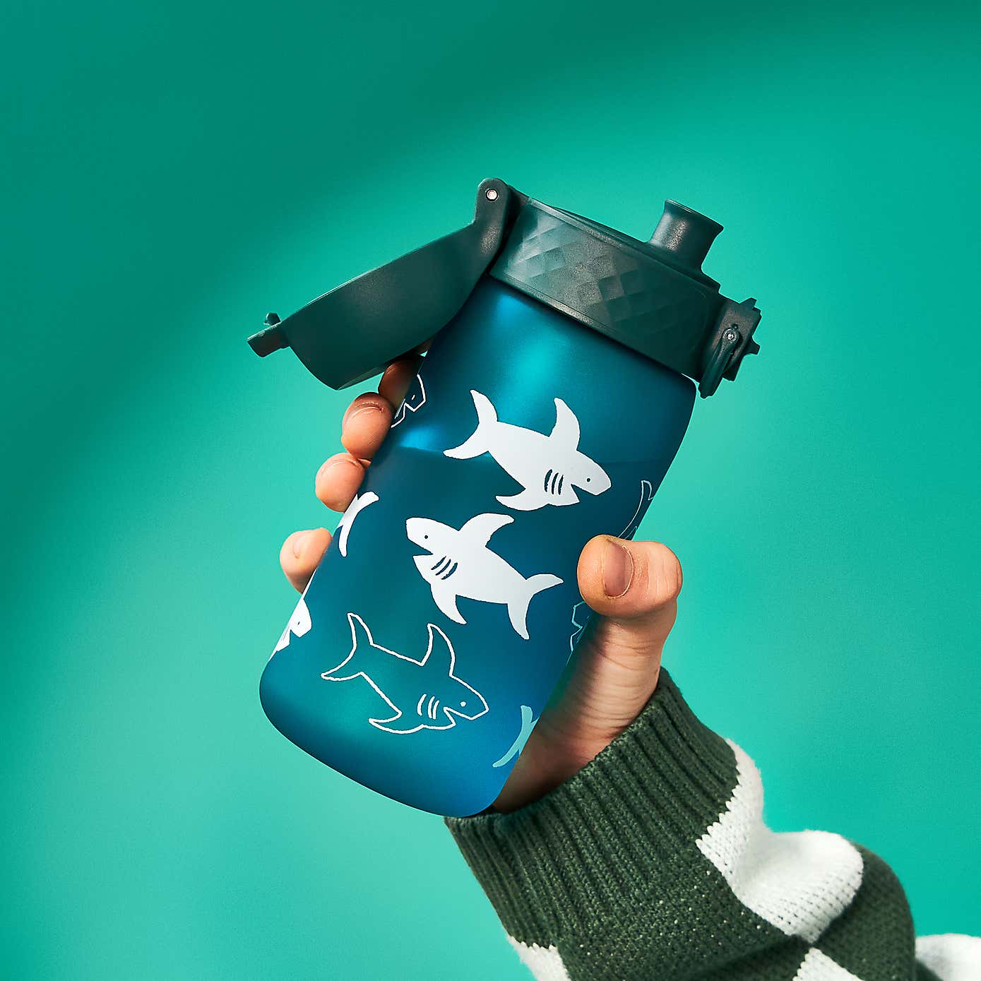 Ion8 Leak Proof Kids Shark Water Bottle, 350ml
