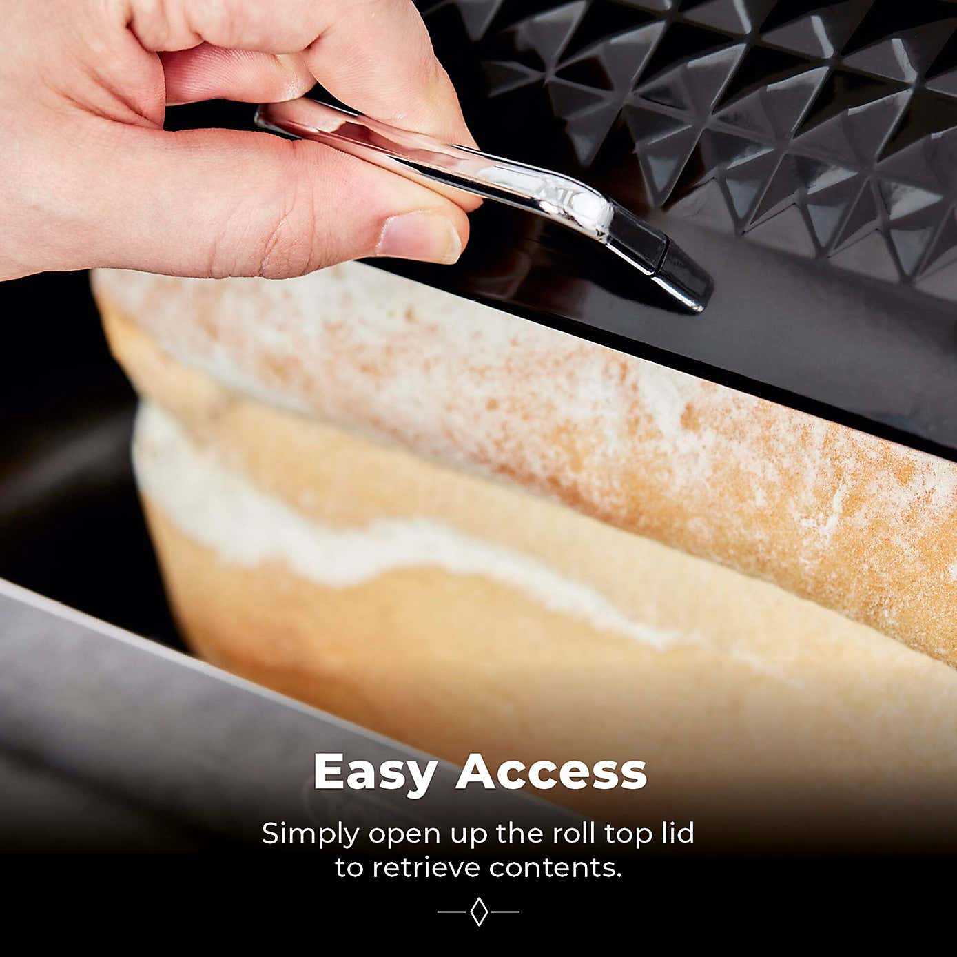 TOWER Solitaire Bread Bin