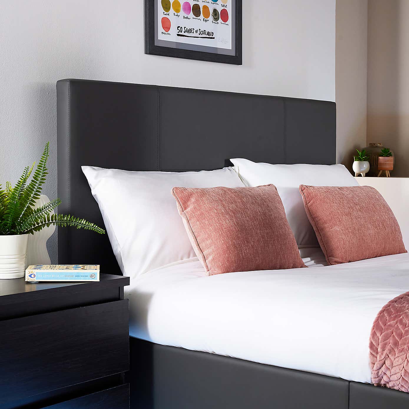 X Rocker Living Ava TV Bed with LED Lights and TV Mount