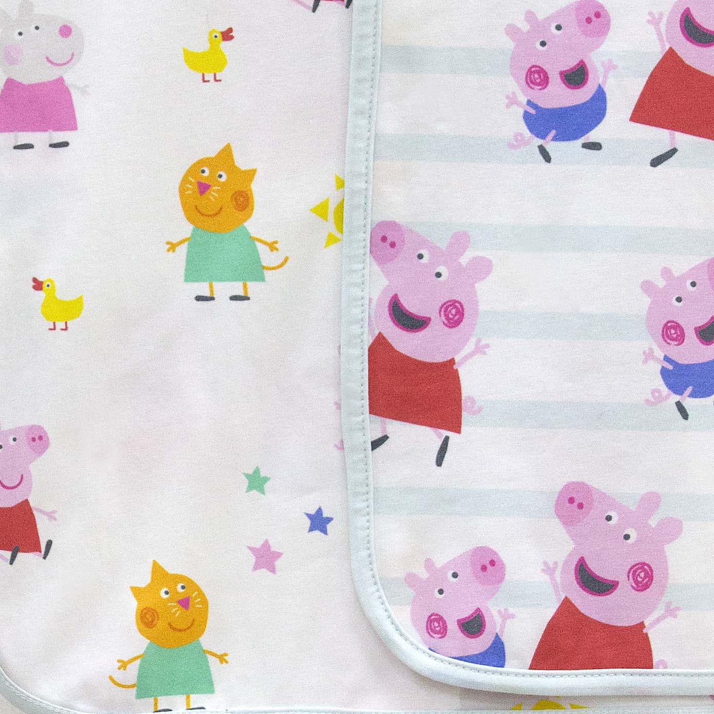 Peppa Lullabies 100% Cotton Reversible Jersey Blanket