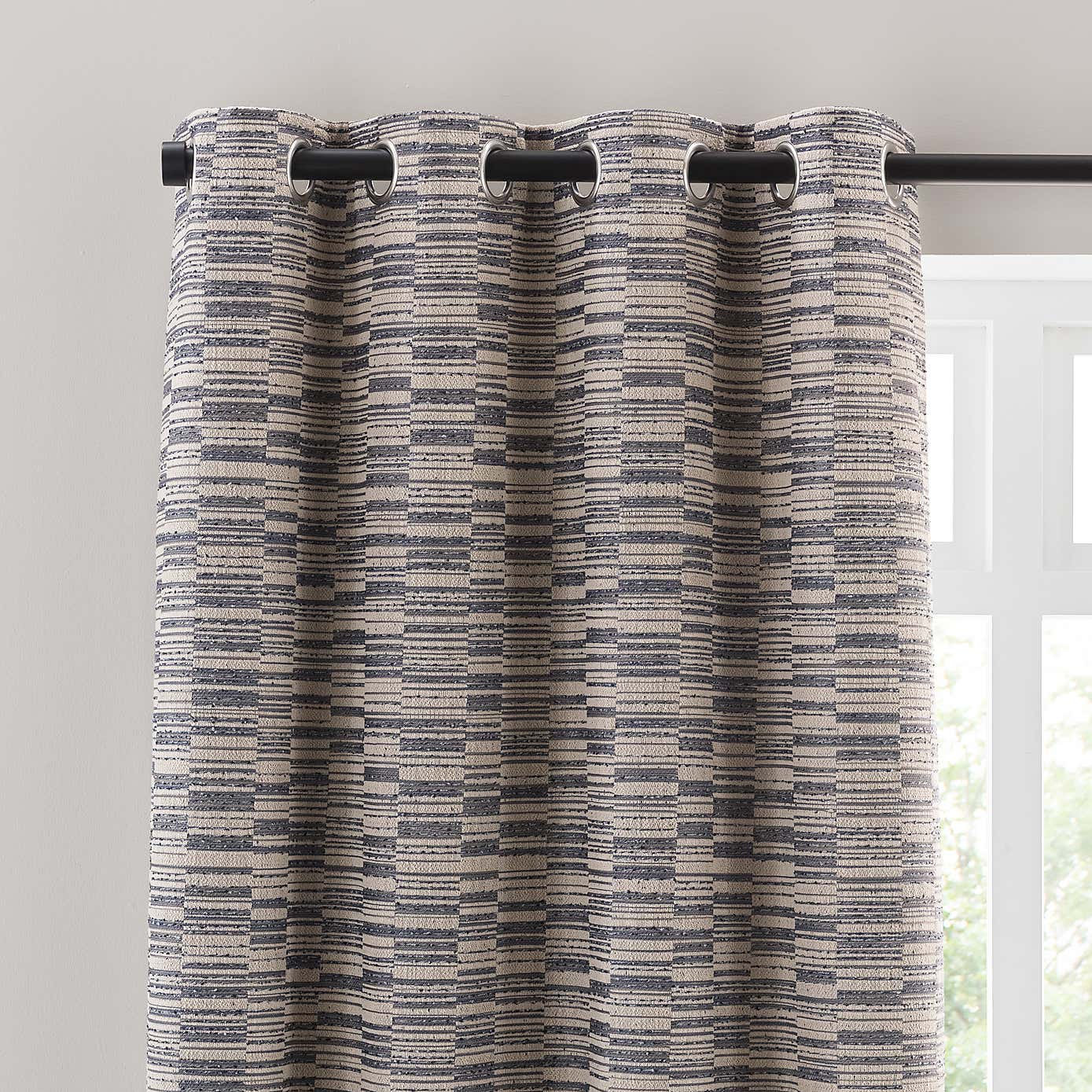 Roscoe Woven Eyelet Curtain