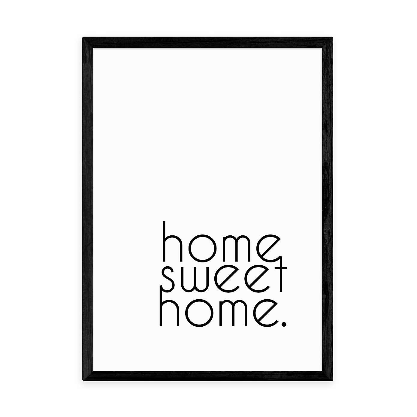 East End Prints Home Sweet Home Framed Print