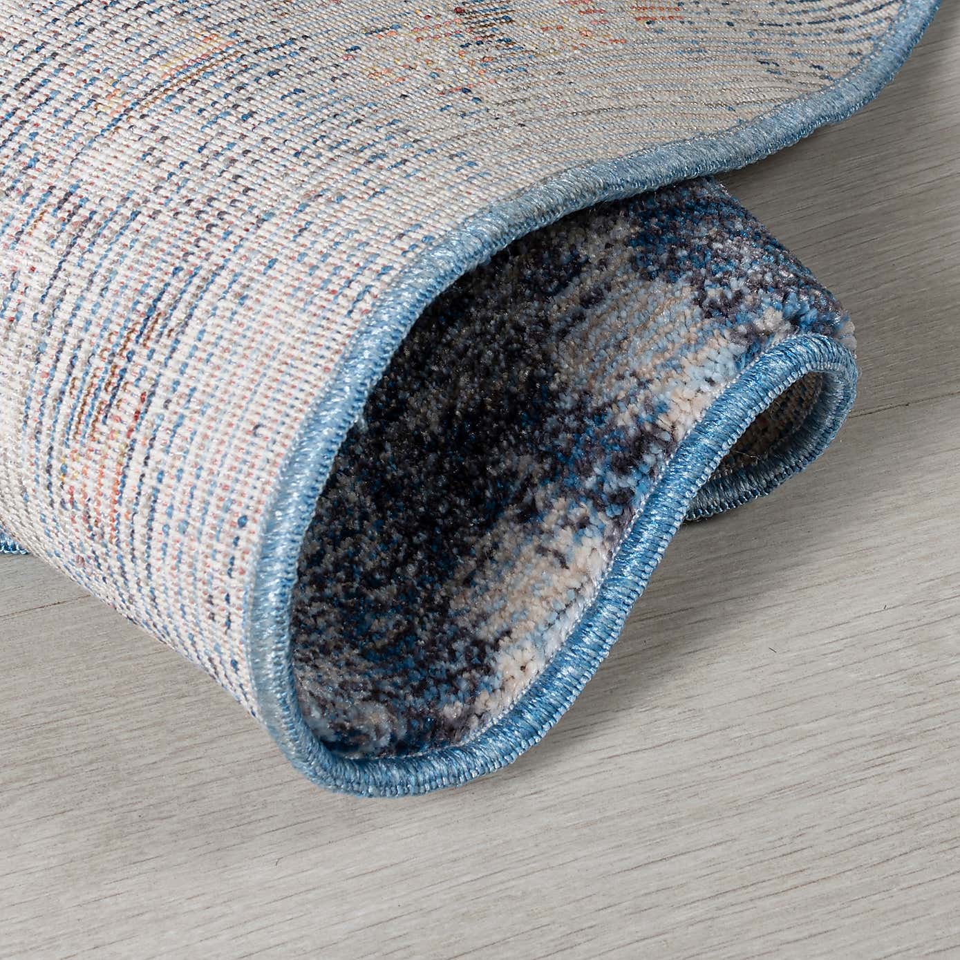 Soraya Blue Traditional Circle Rug