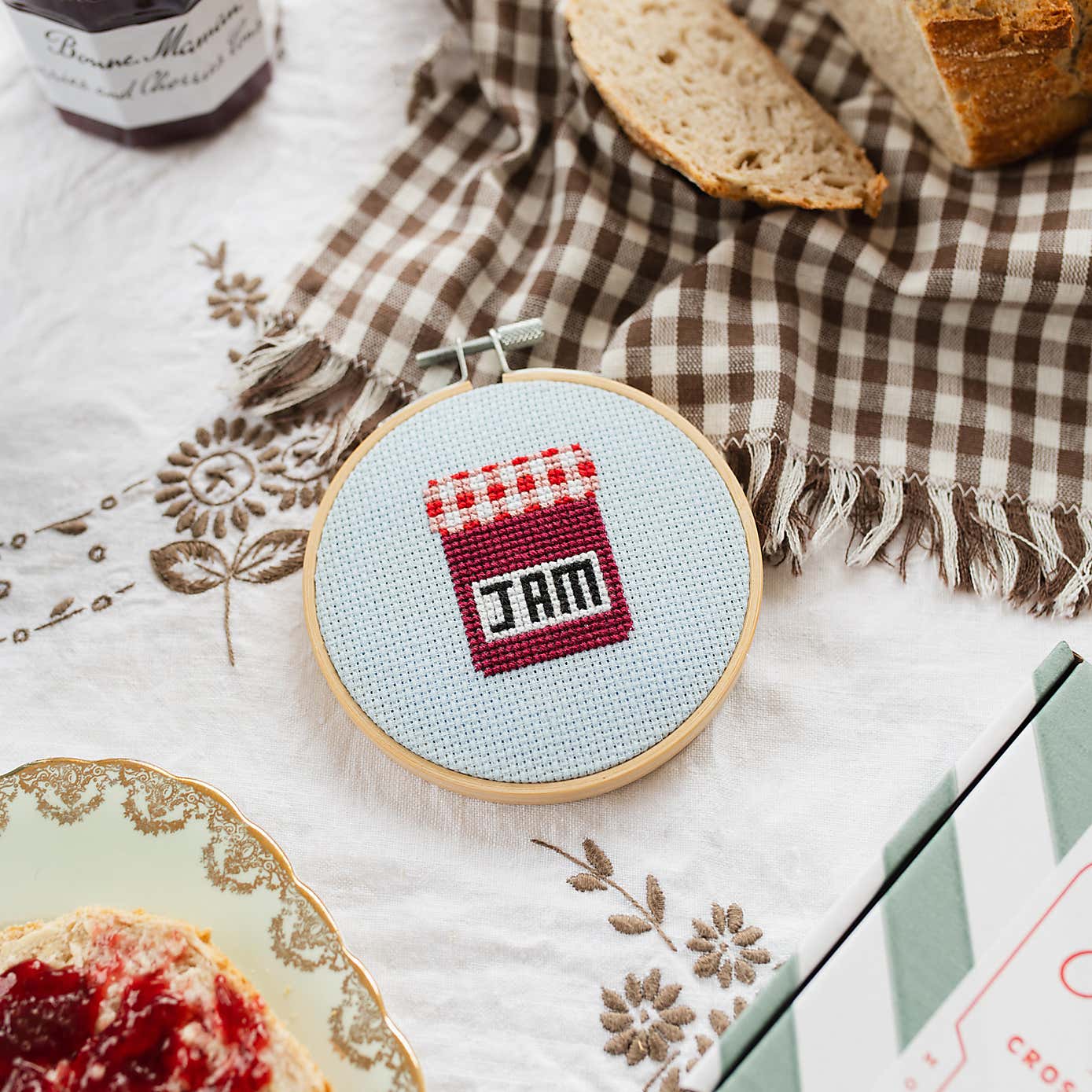 Cotton Clara Jam Cross Stitch Kit