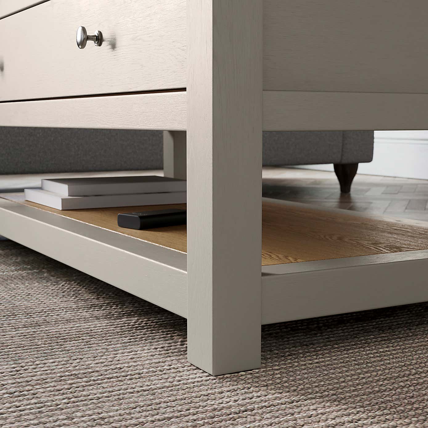 Olney Extendable Coffee Table, Stone