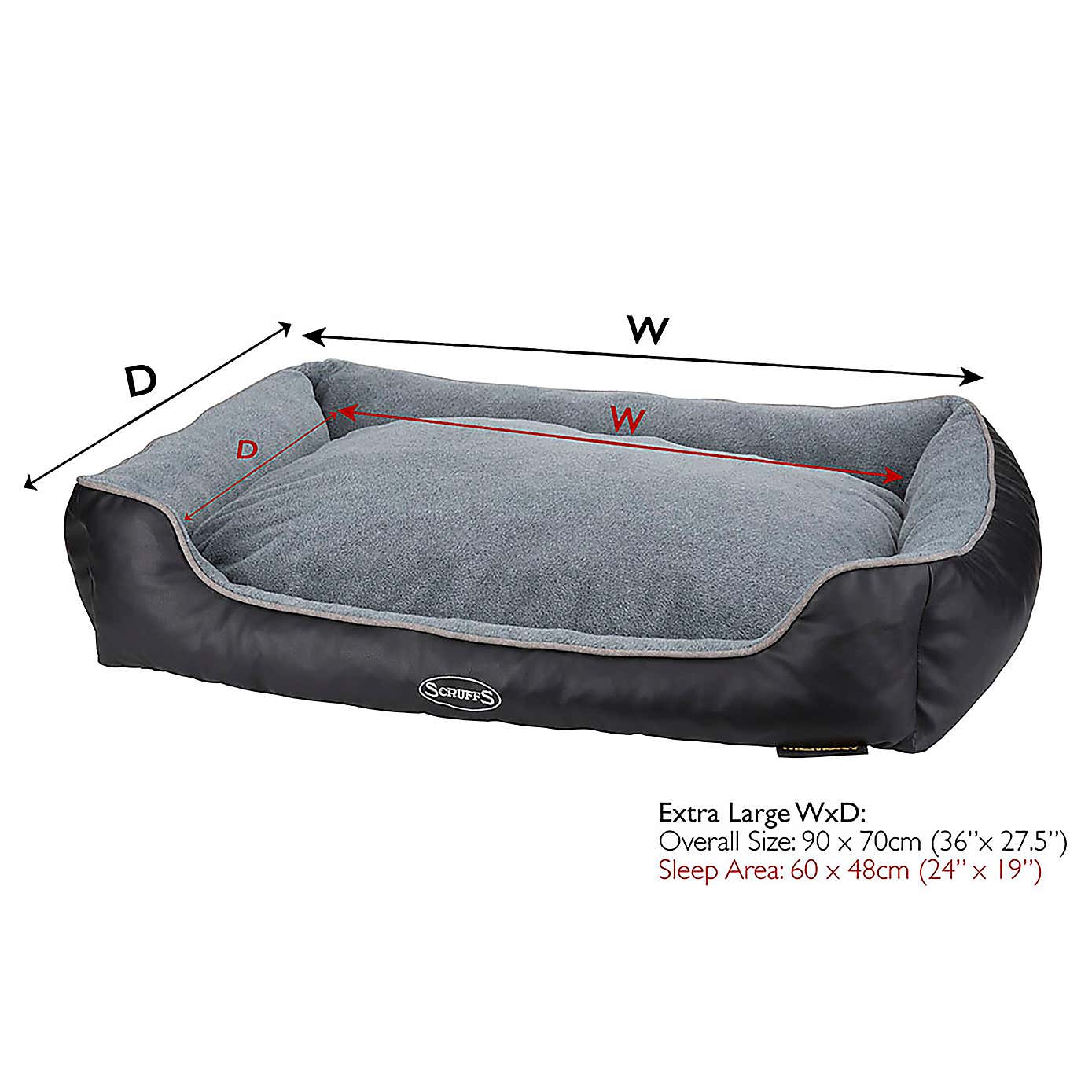 Scruffs Pet Chateau Memory Foam Orthopaedic Box Bed