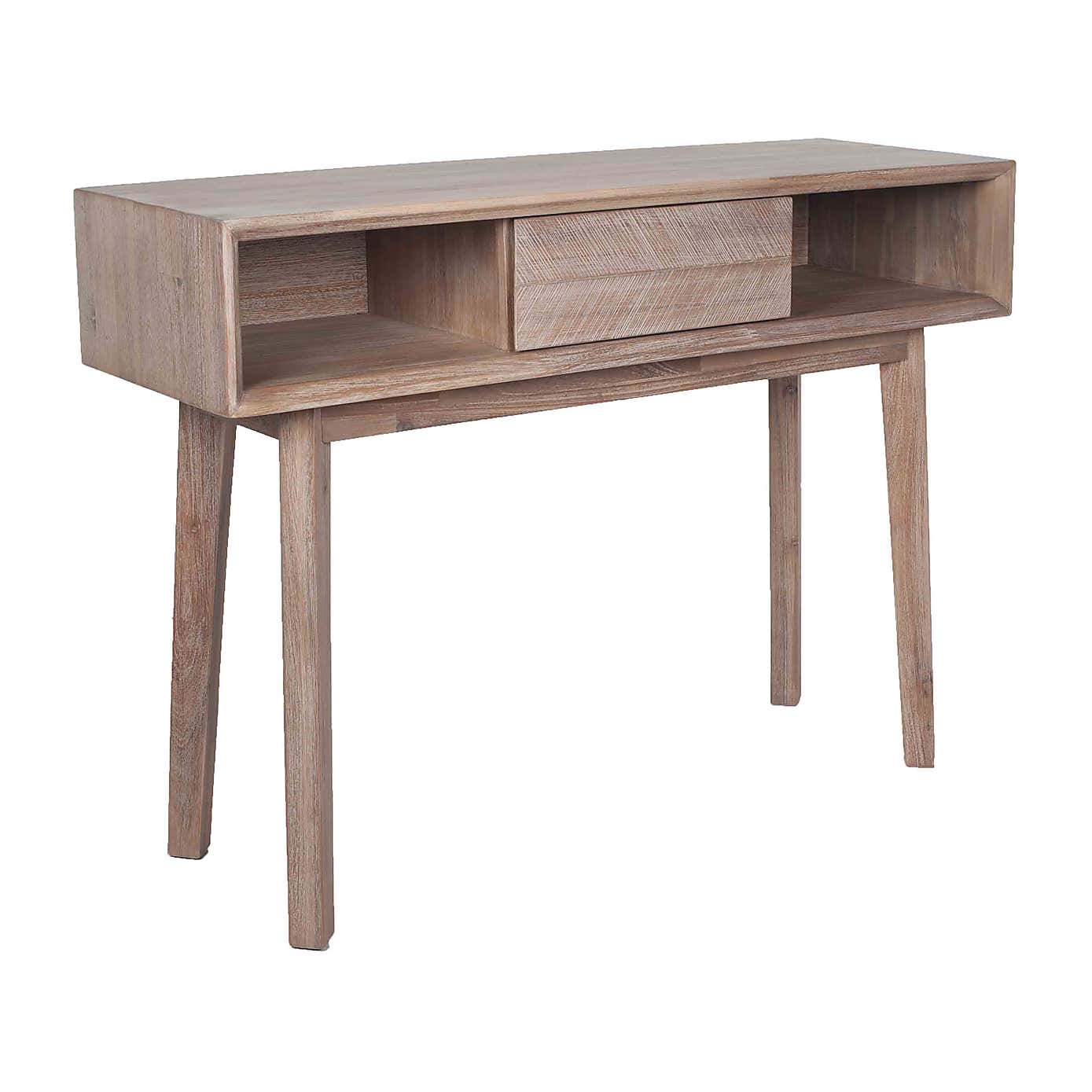 Pacific Kalmar 1 Drawer Dressing Table, Natural Acacia