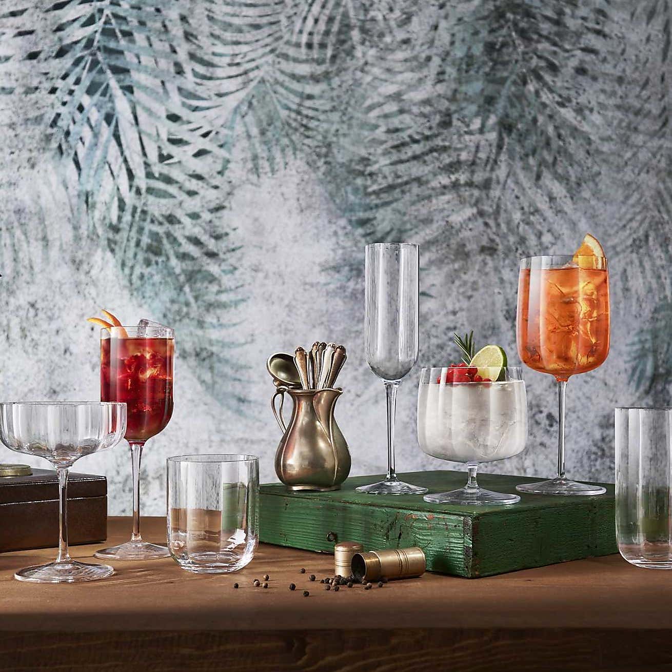 Luigi Bormioli Jazz Set of 4 Rum Cocktail Glasses