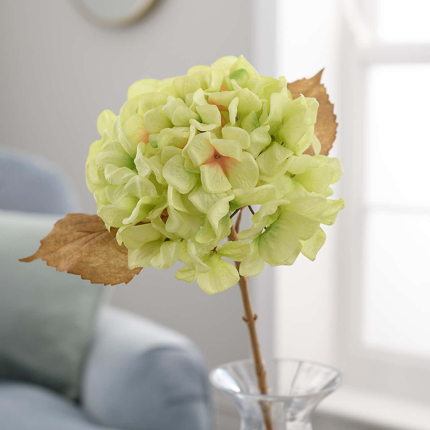 Artificial Dried Hydrangea Stem