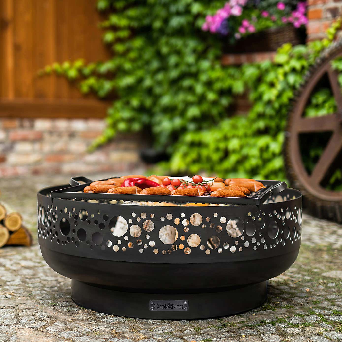 Boston Steel Decorative Fire Bowl