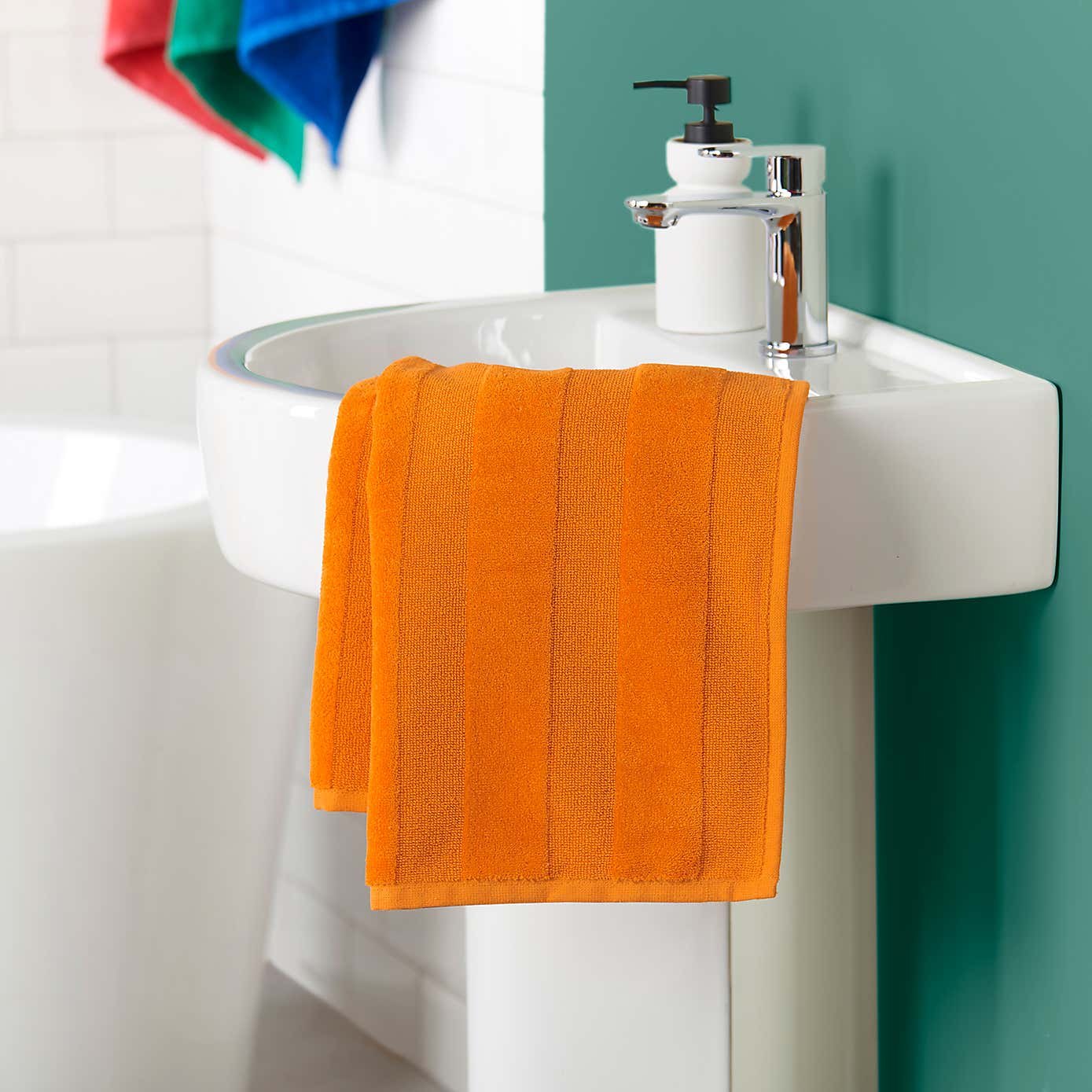 Elements Stripe Cotton Towel