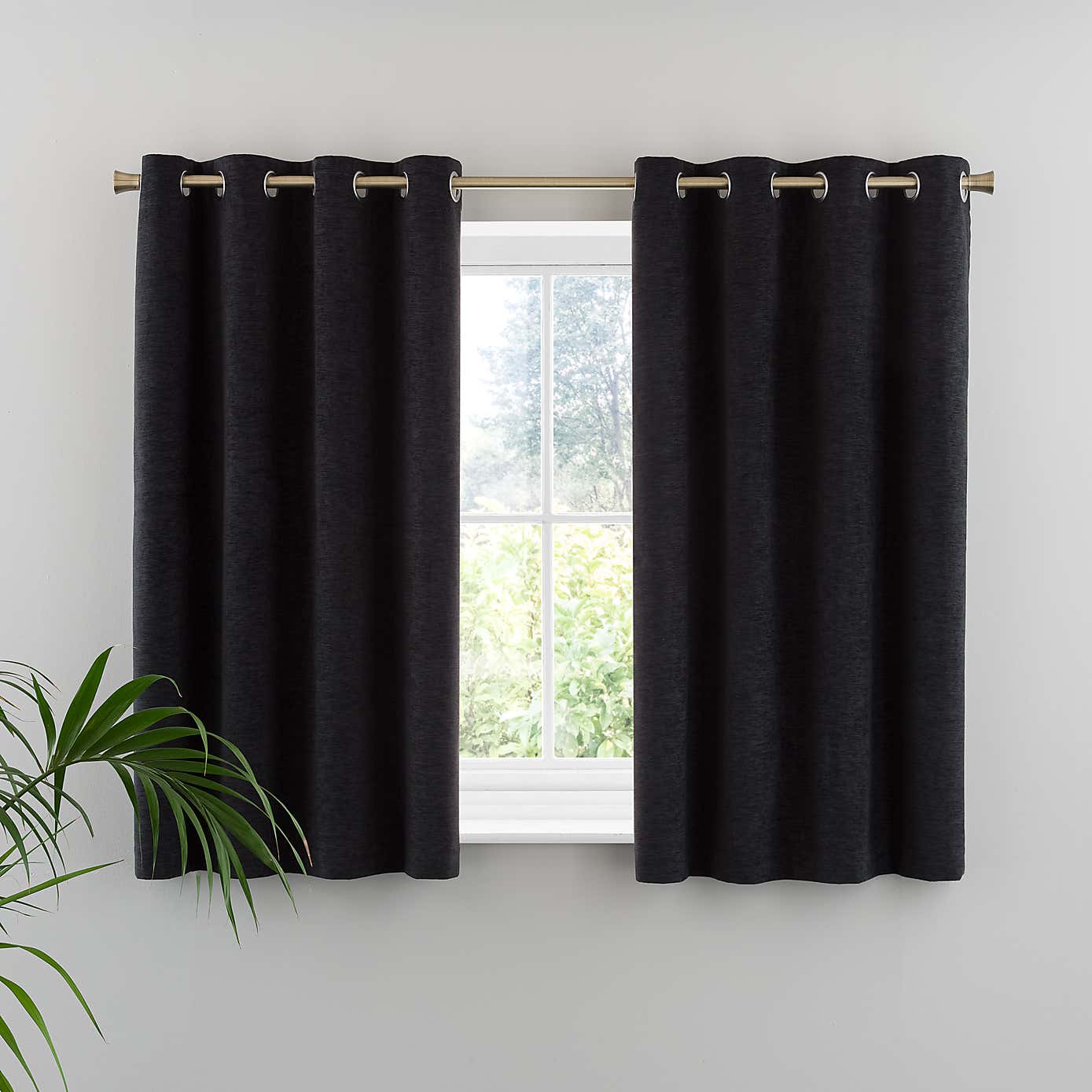 Genoa Chenille Blackout Eyelet Curtains