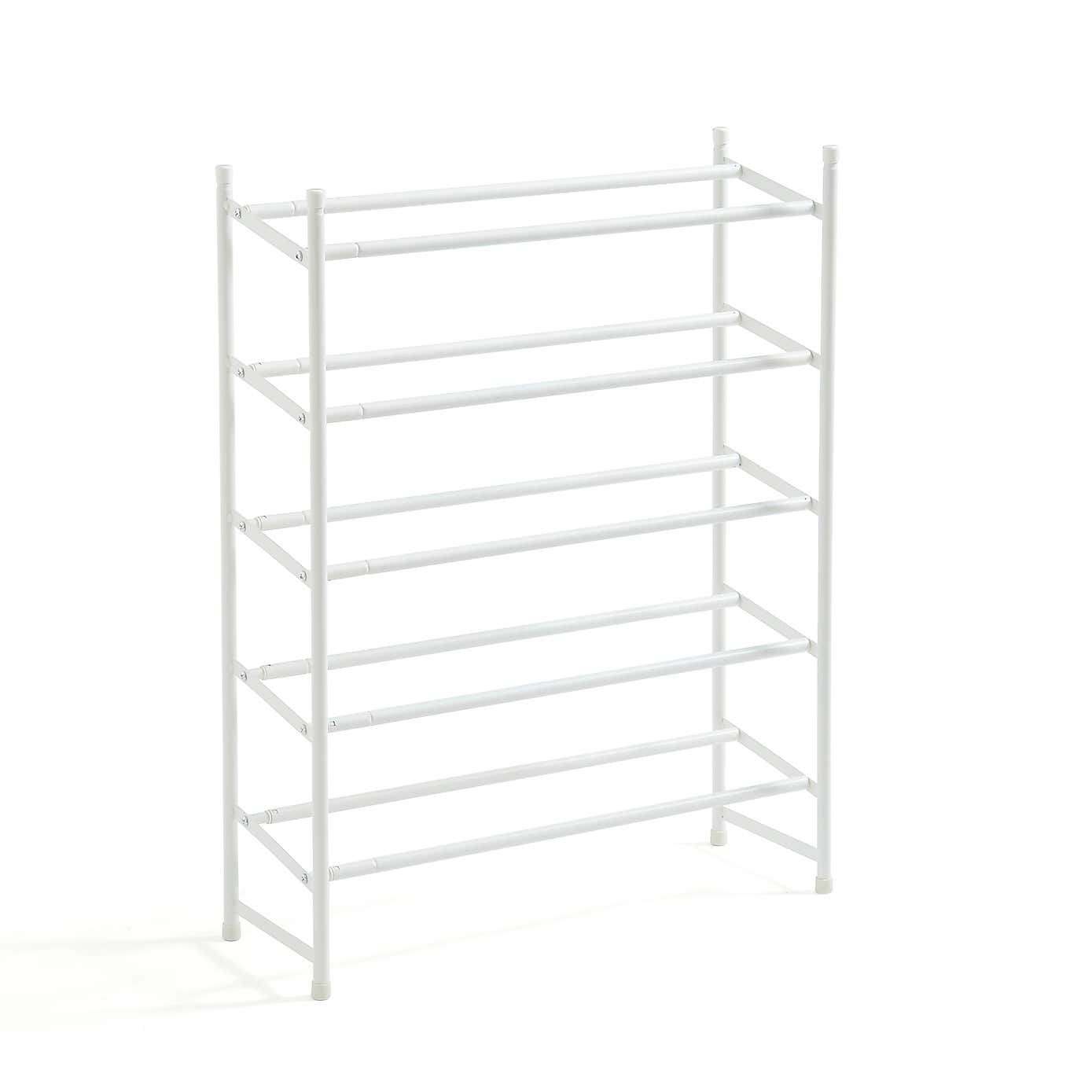 5 Tier Extendable Metal Shoe Rack