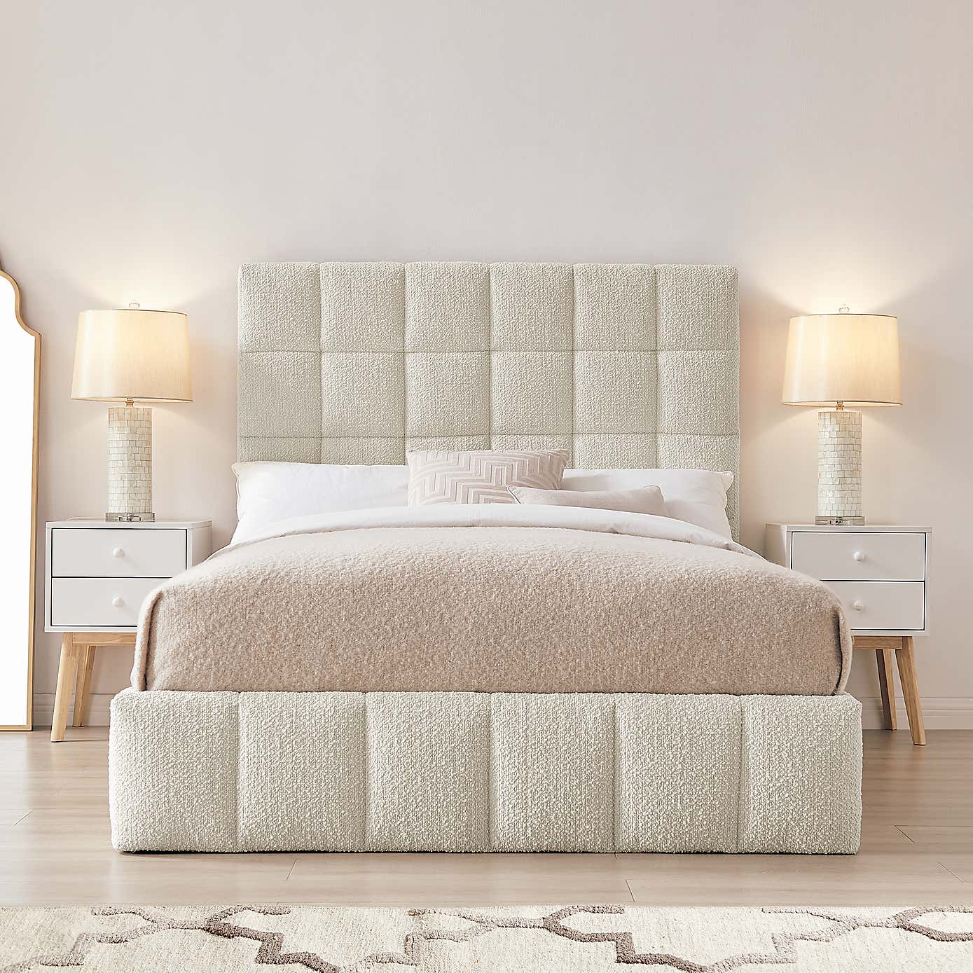 Limelight Starla Ottoman Bed Frame, Boucle