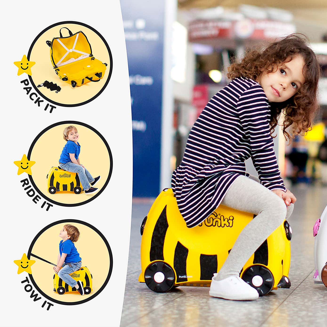 Trunki Bernard Ride On Suitcase