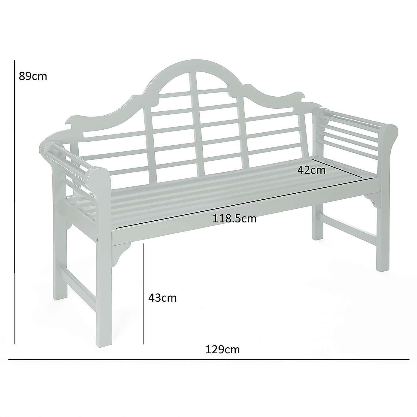 Greenhurst Lutyens Style Garden Bench