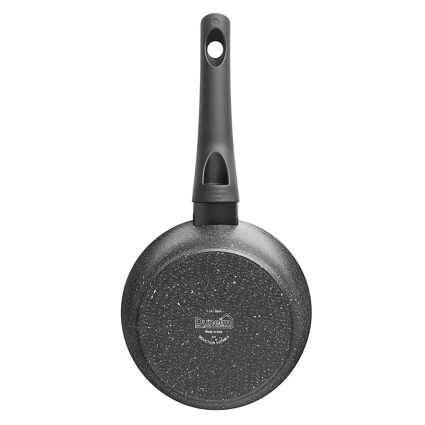 Dunelm Non-Stick Recycled Aluminium Saucepan, 16cm