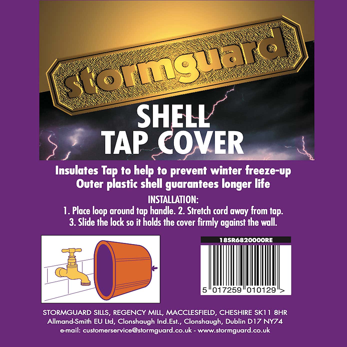 Stormguard Hard Shell Tap Cover Red