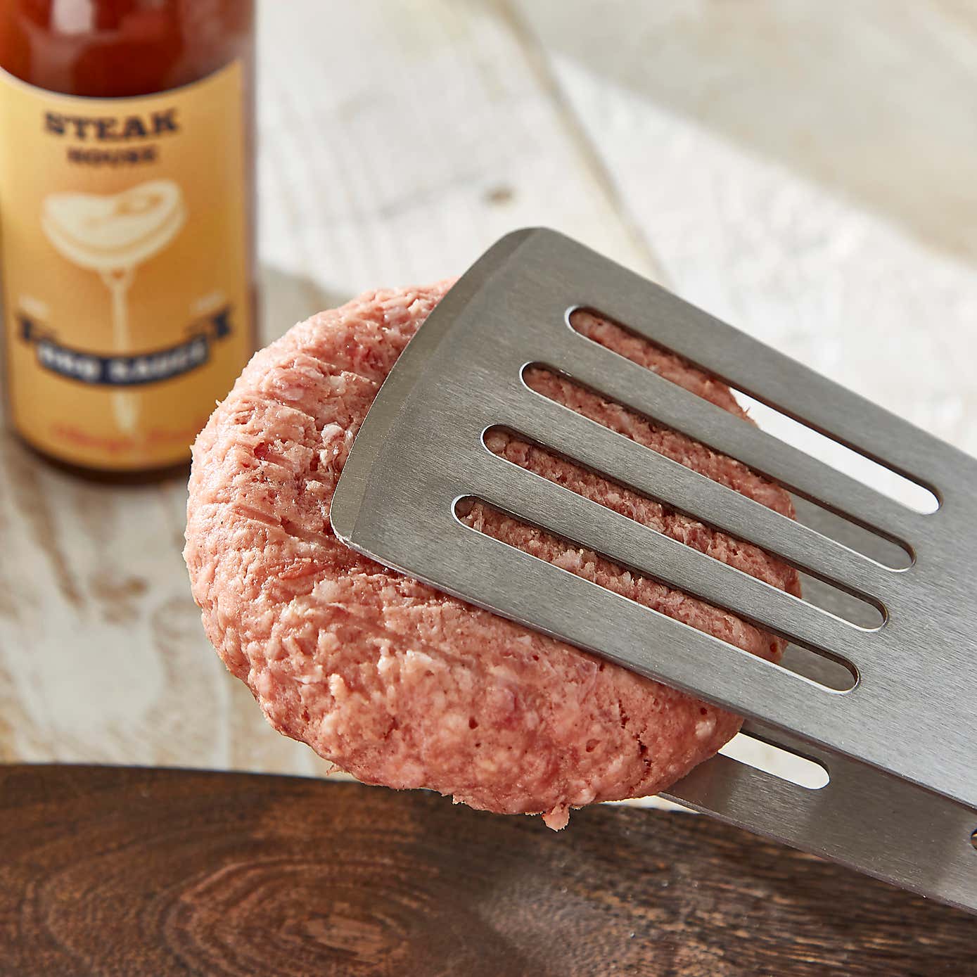 BBQ 2 In 1 Spatula Tongs with BBQ Sauce