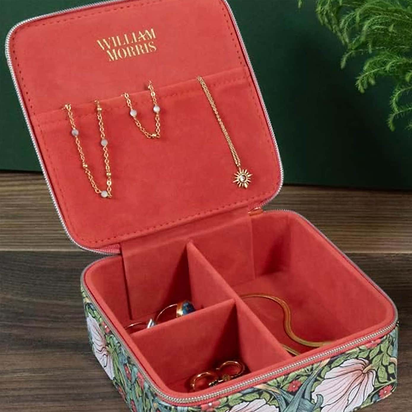 William Morris Pimpernel Jewellery Case