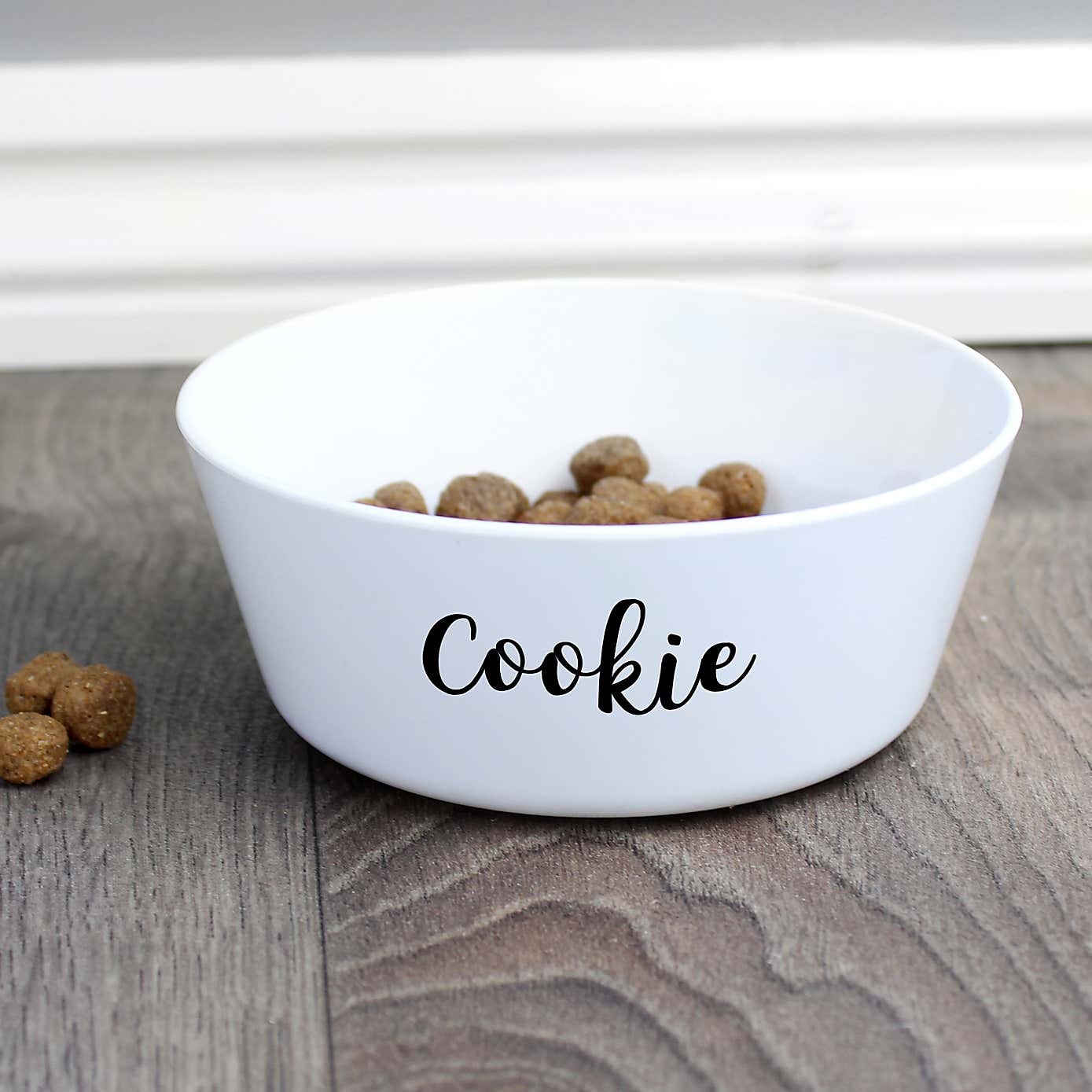 Personalised Plastic Cat Bowl