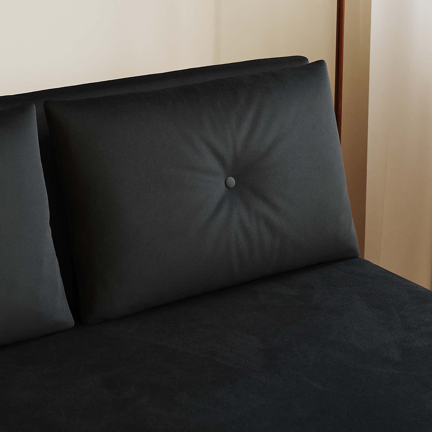 Phoebe Velvet Small Double Sofa Bed