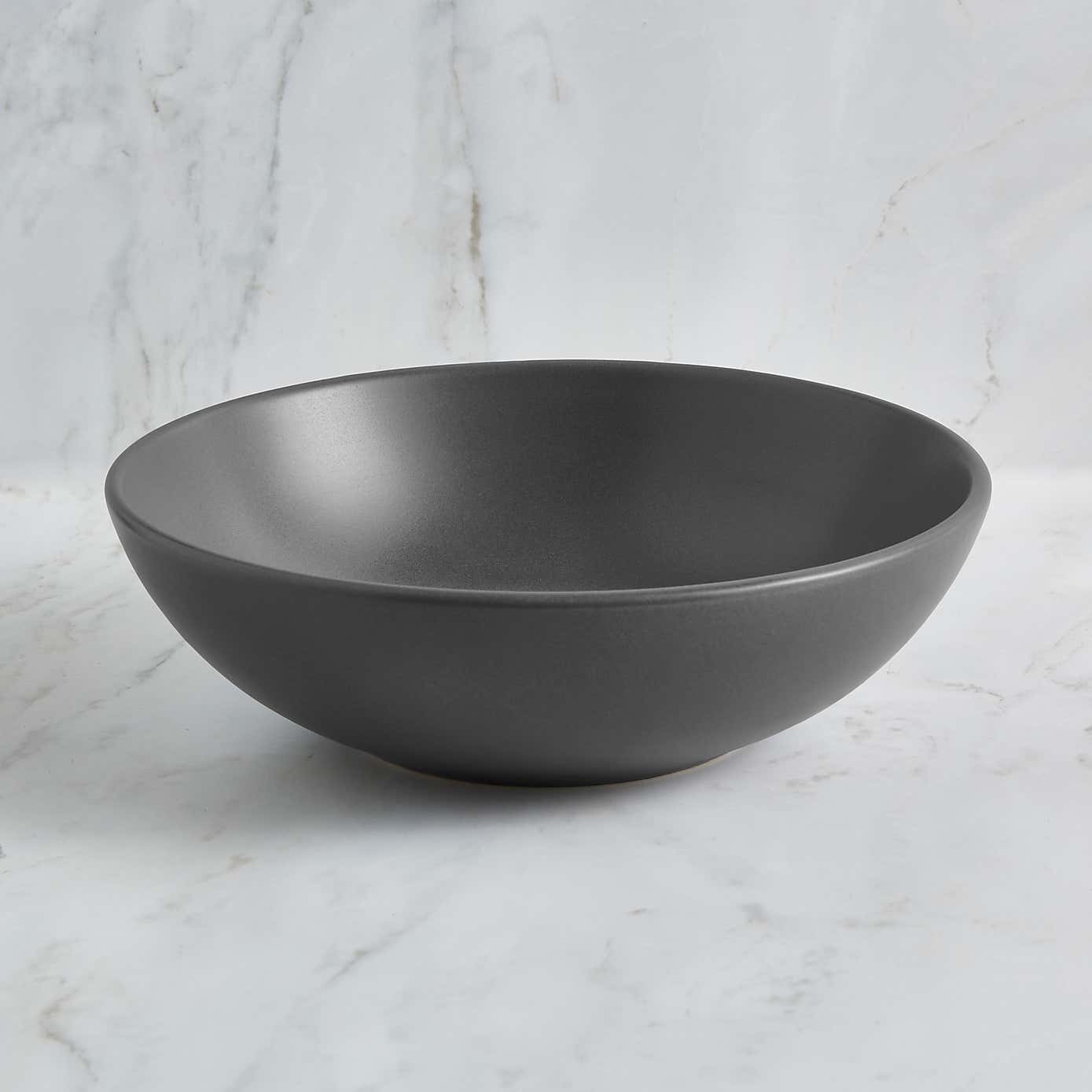 Stoneware Charcoal Cereal Bowl