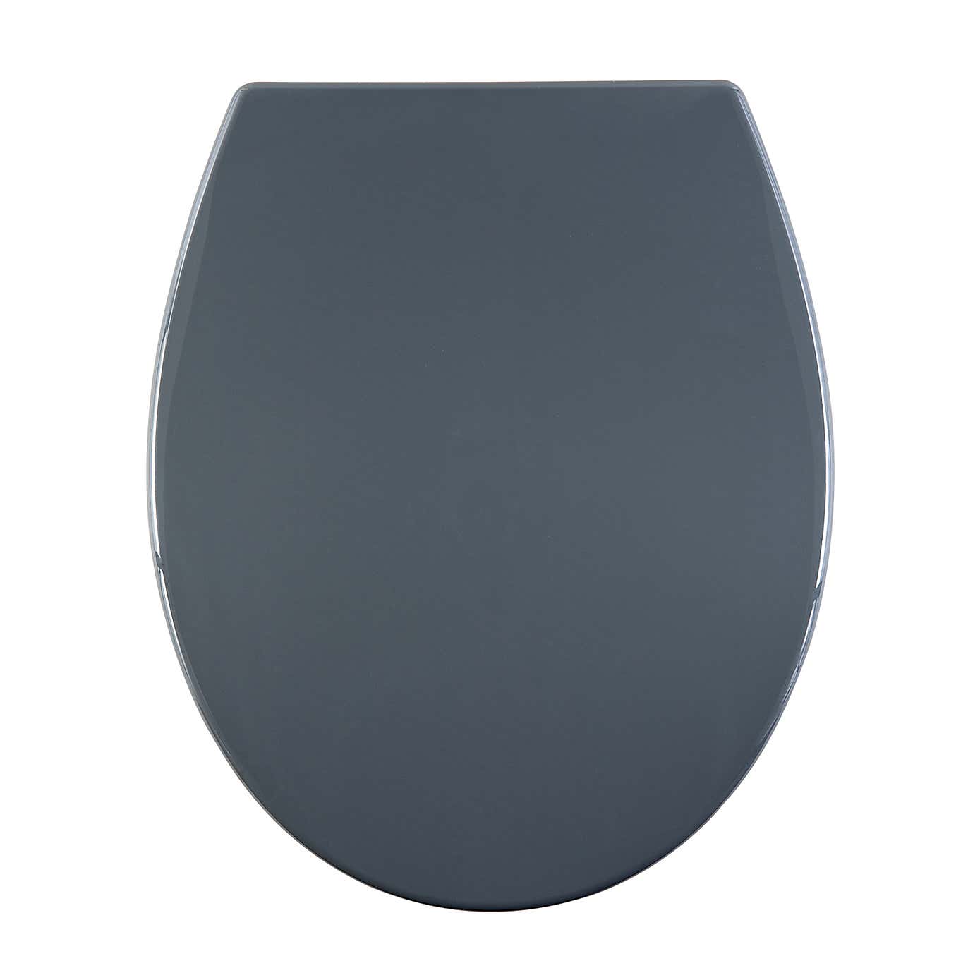 Thermoplast Grey Toilet Seat
