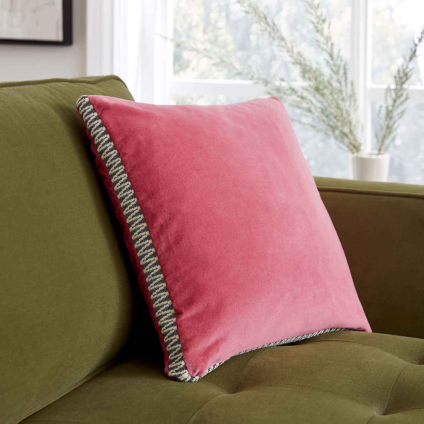 Square Taped Cushions