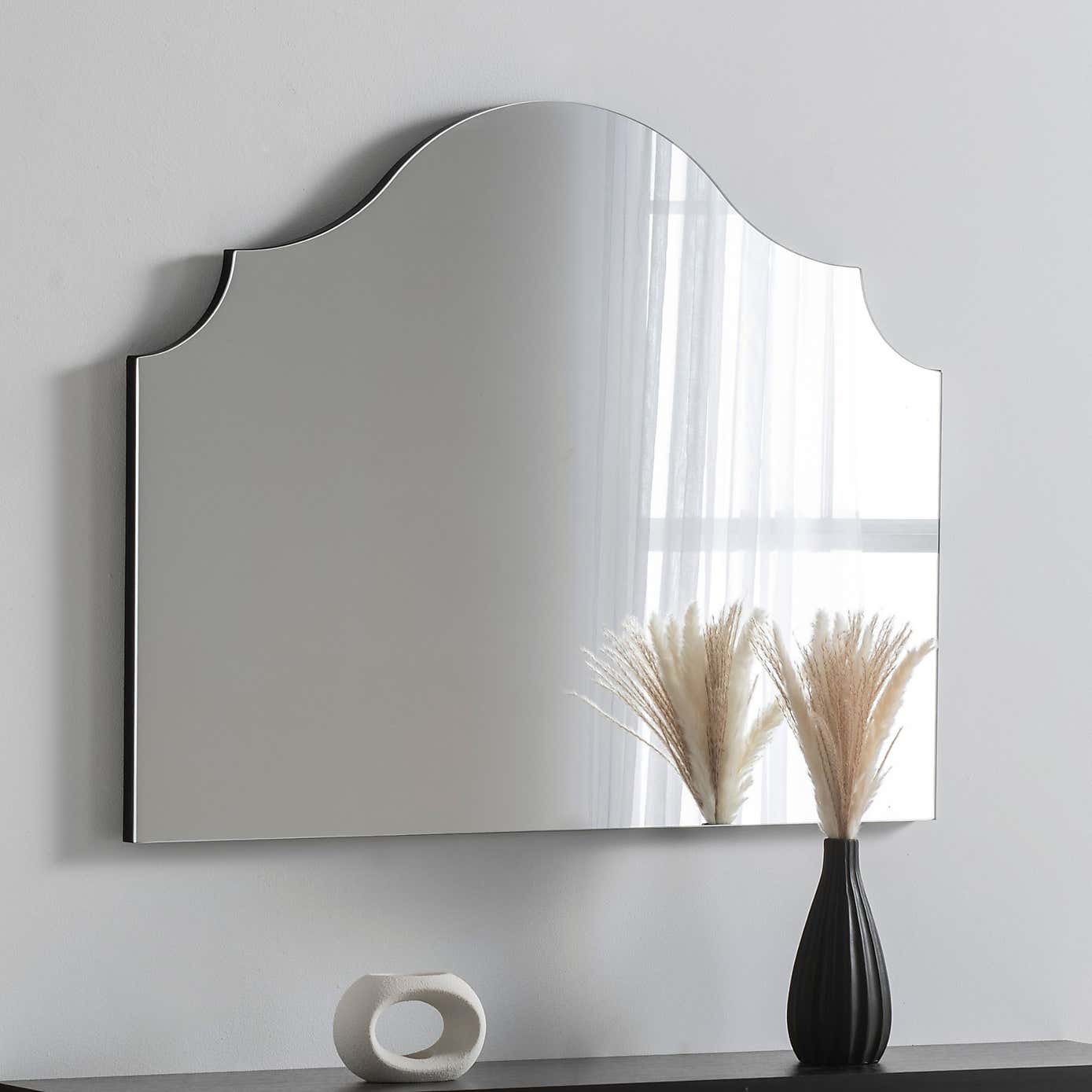 Yearn Precious Arched Overmantel Wall Mirror