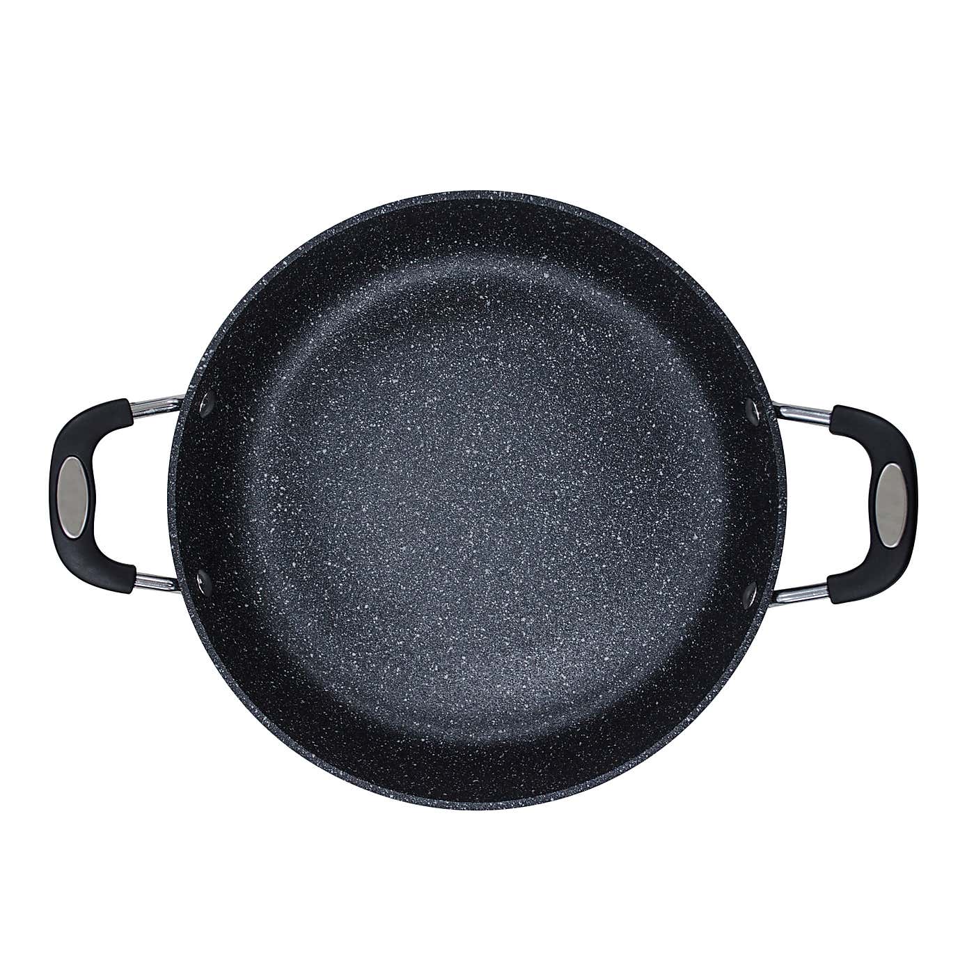 Scoville Neverstick Non-stick Aluminium Shallow Casserole Pan, 28cm