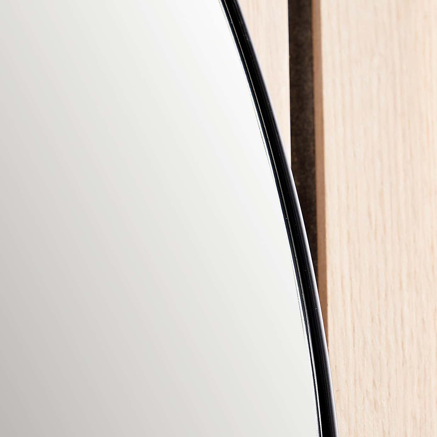 Wide Arched Overmantel Wall Mirror