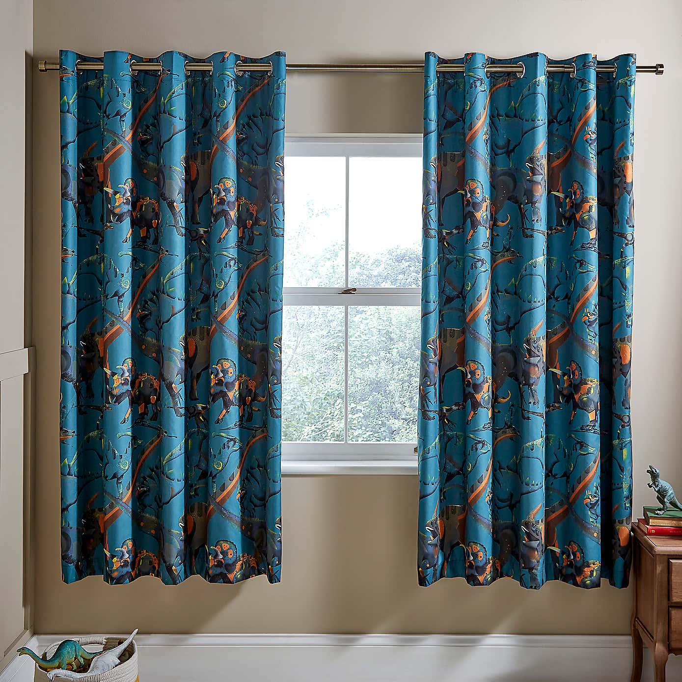 Age of Dinosaurs Eyelet Curtains
