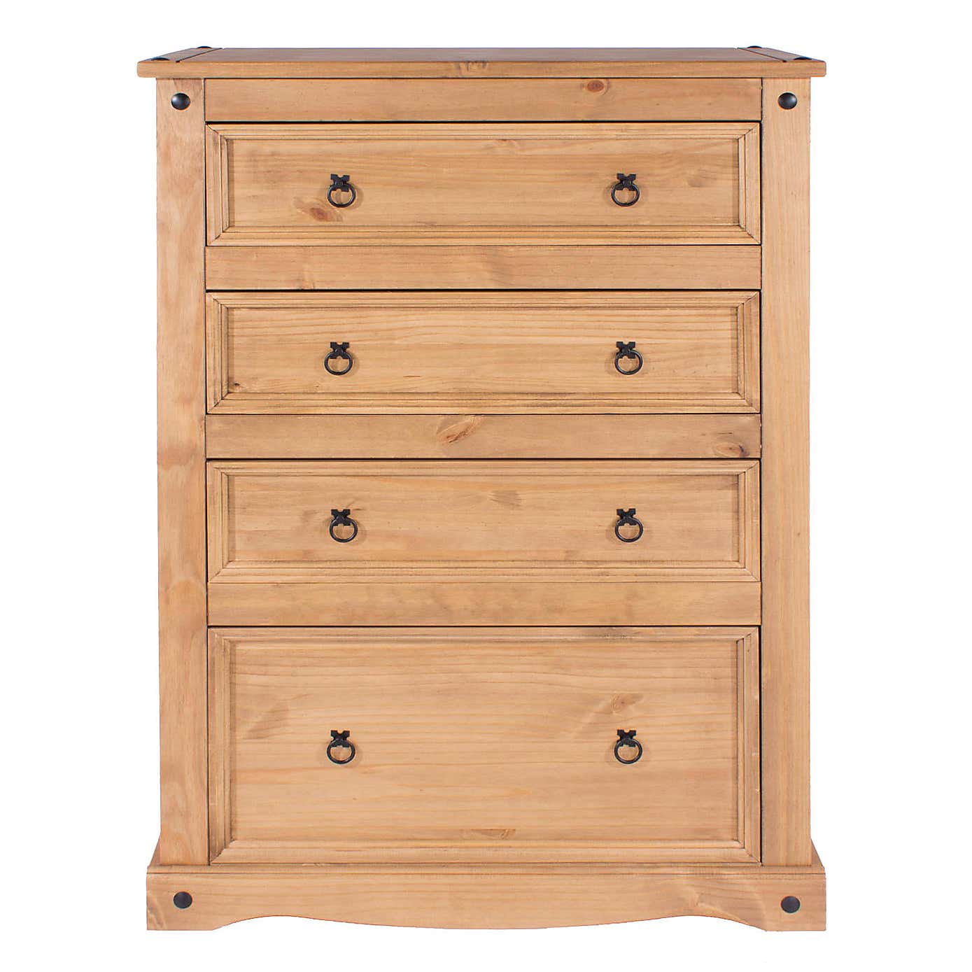 Corona Pine Low Bookcase