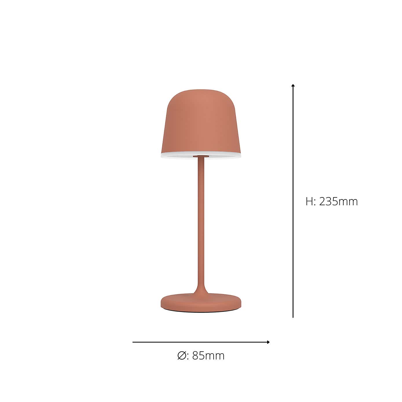 EGLO Mannera Touch Dimmable LED Outdoor Table Lamp