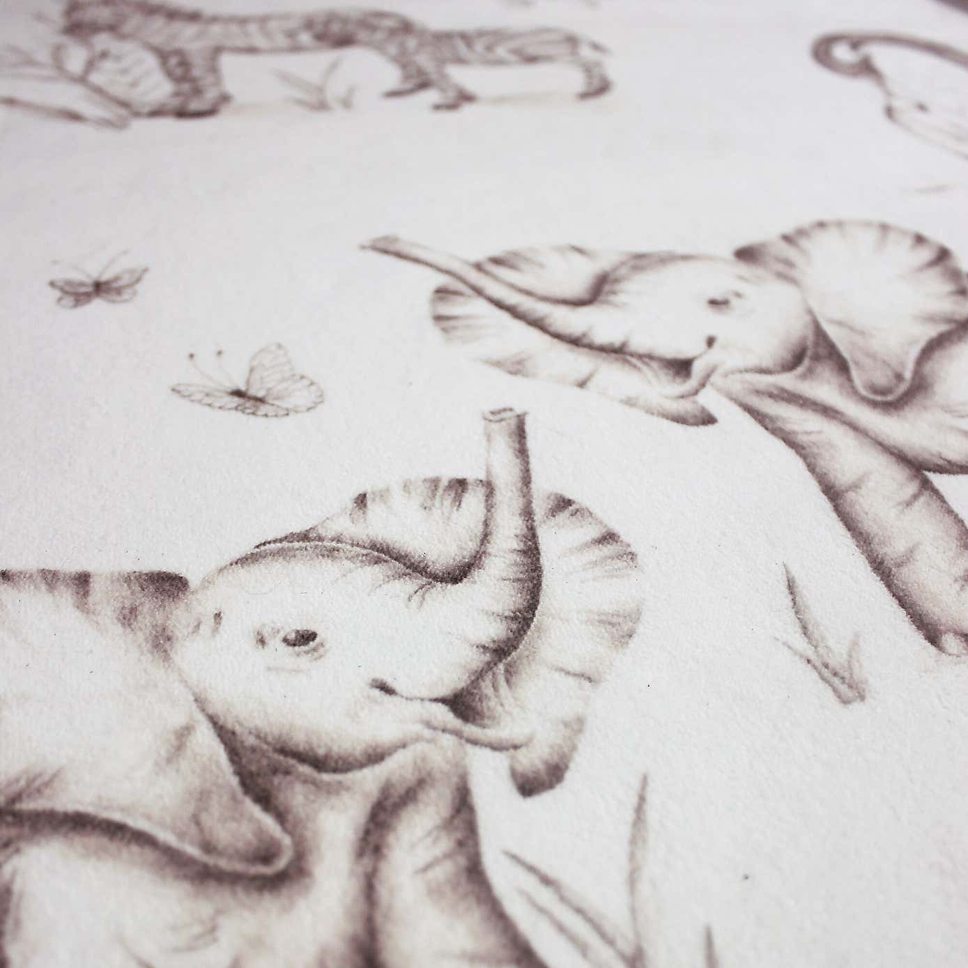 Kids Faux Fur Safari Washable Rug