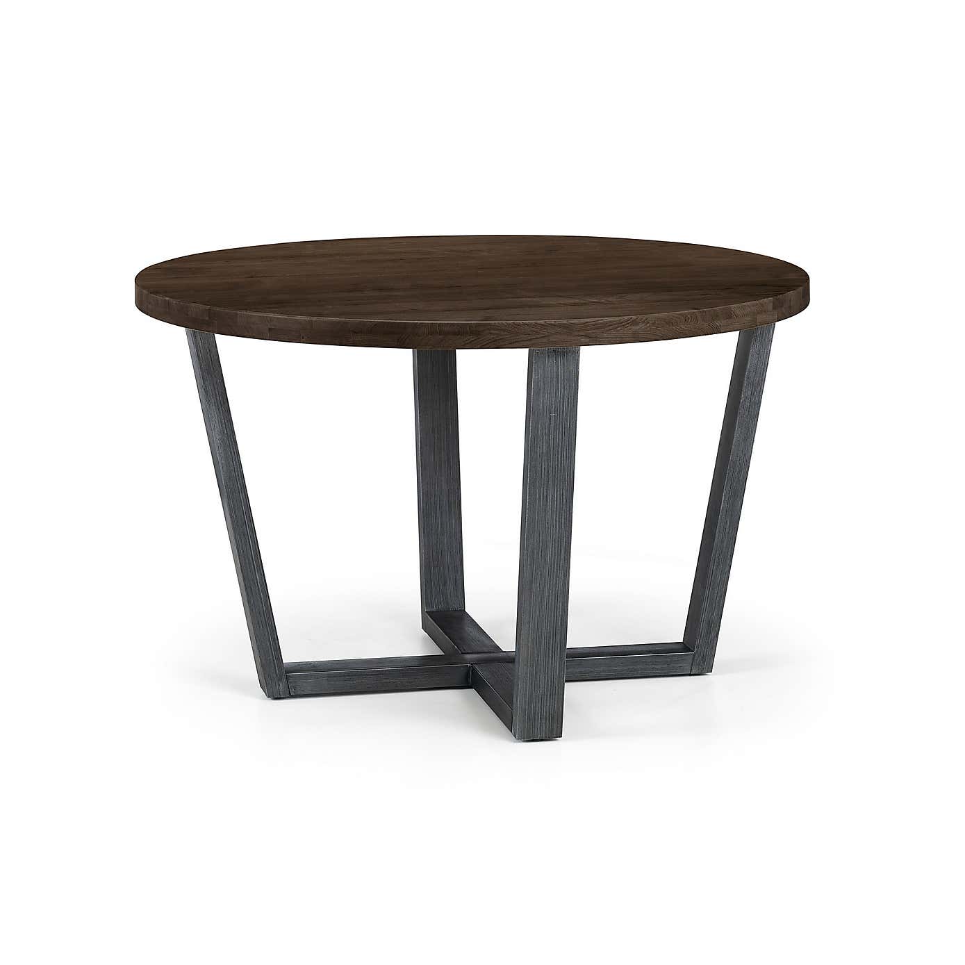 Brooklyn Round Dining Table Dark Oak