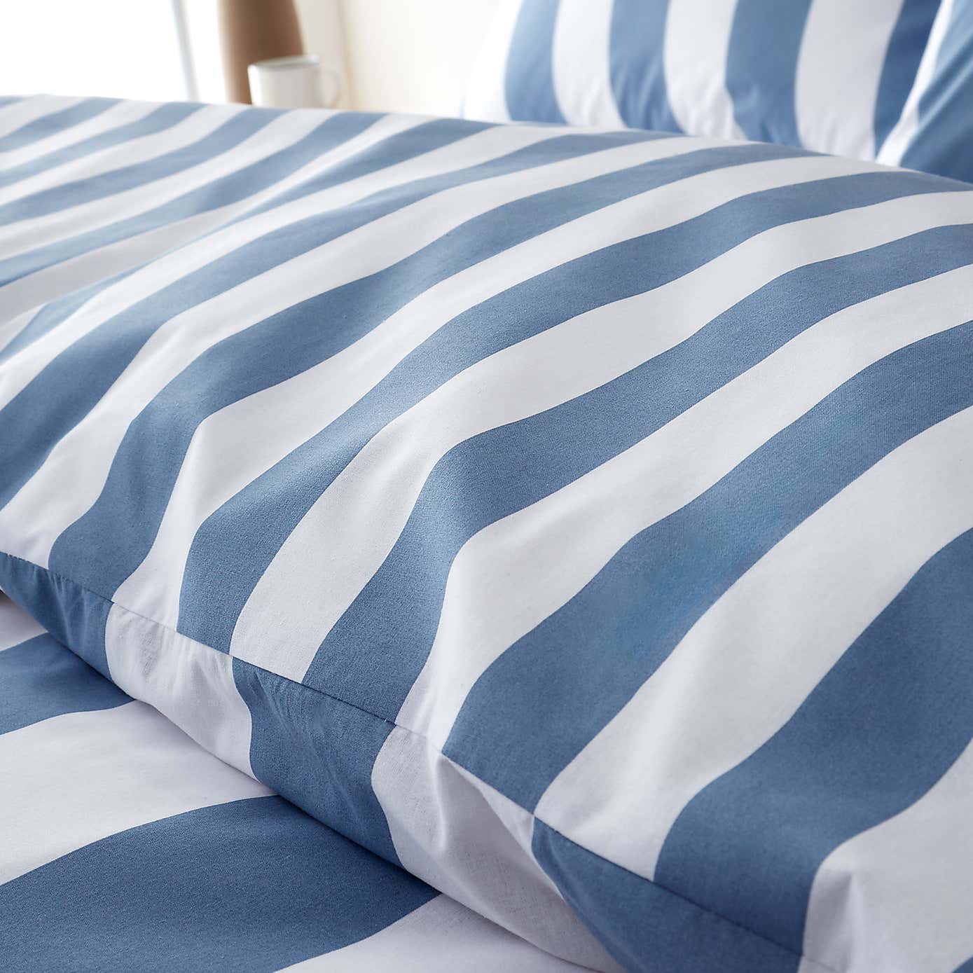 Catherine Lansfield Cove Stripe Duvet Cover and Pillowcase Set
