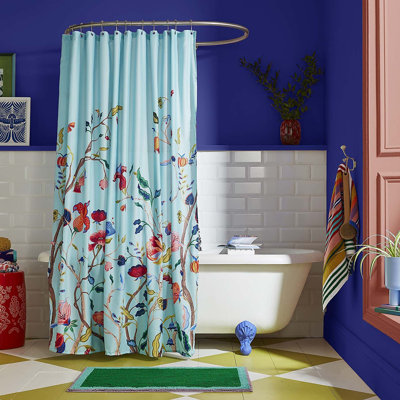 Sophie Robinson Whimsical Garden Shower Curtain