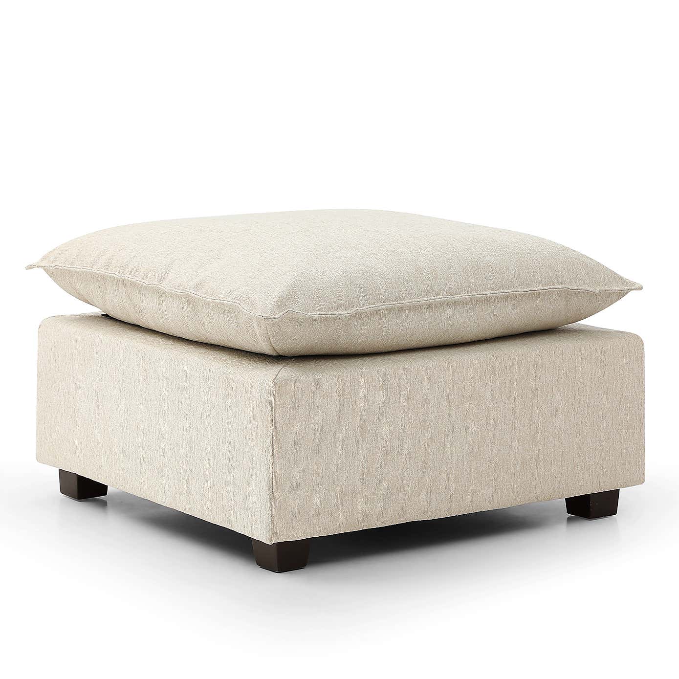 Moda Boucle Modular Ottoman