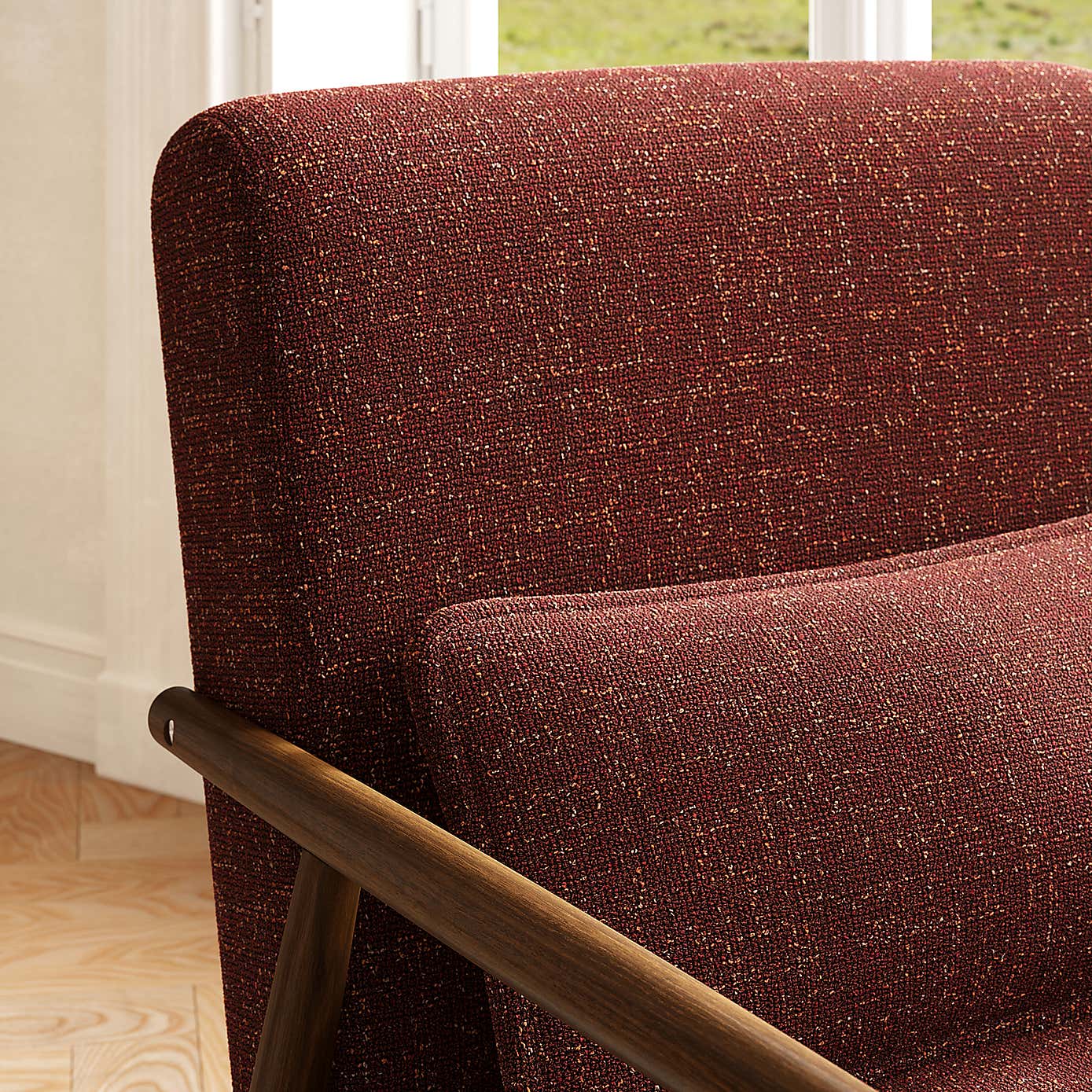 Alpine Spindle Multi Tone Weave Occasional Chair