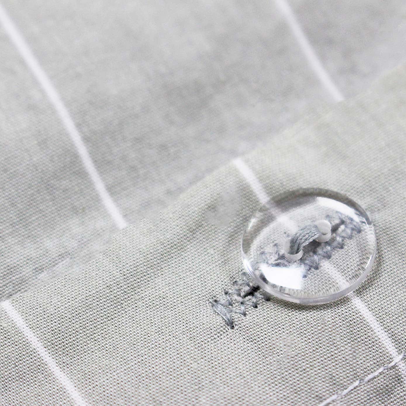 The Linen Yard Linear Stripe 100% Cotton Duvet Cover and Pillowcase Set