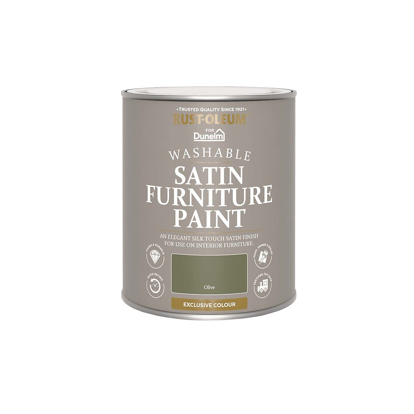 Olive Satin 750ml Furniture Paint