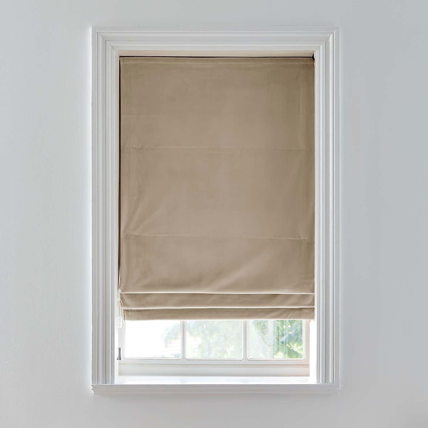 Recycled Velour Roman Blind